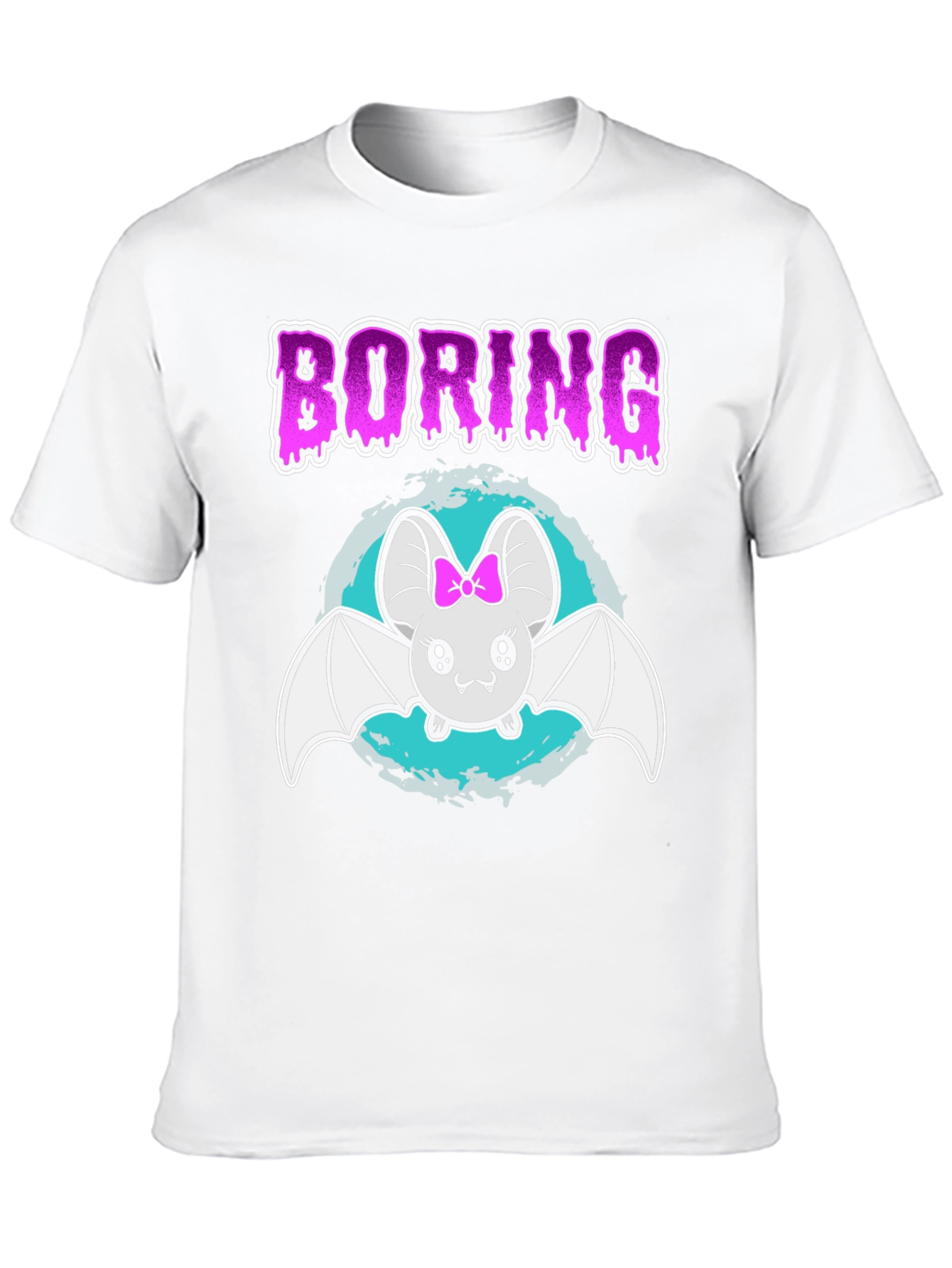 Boring Bat T-Shirt - Cute & Spooky Tee