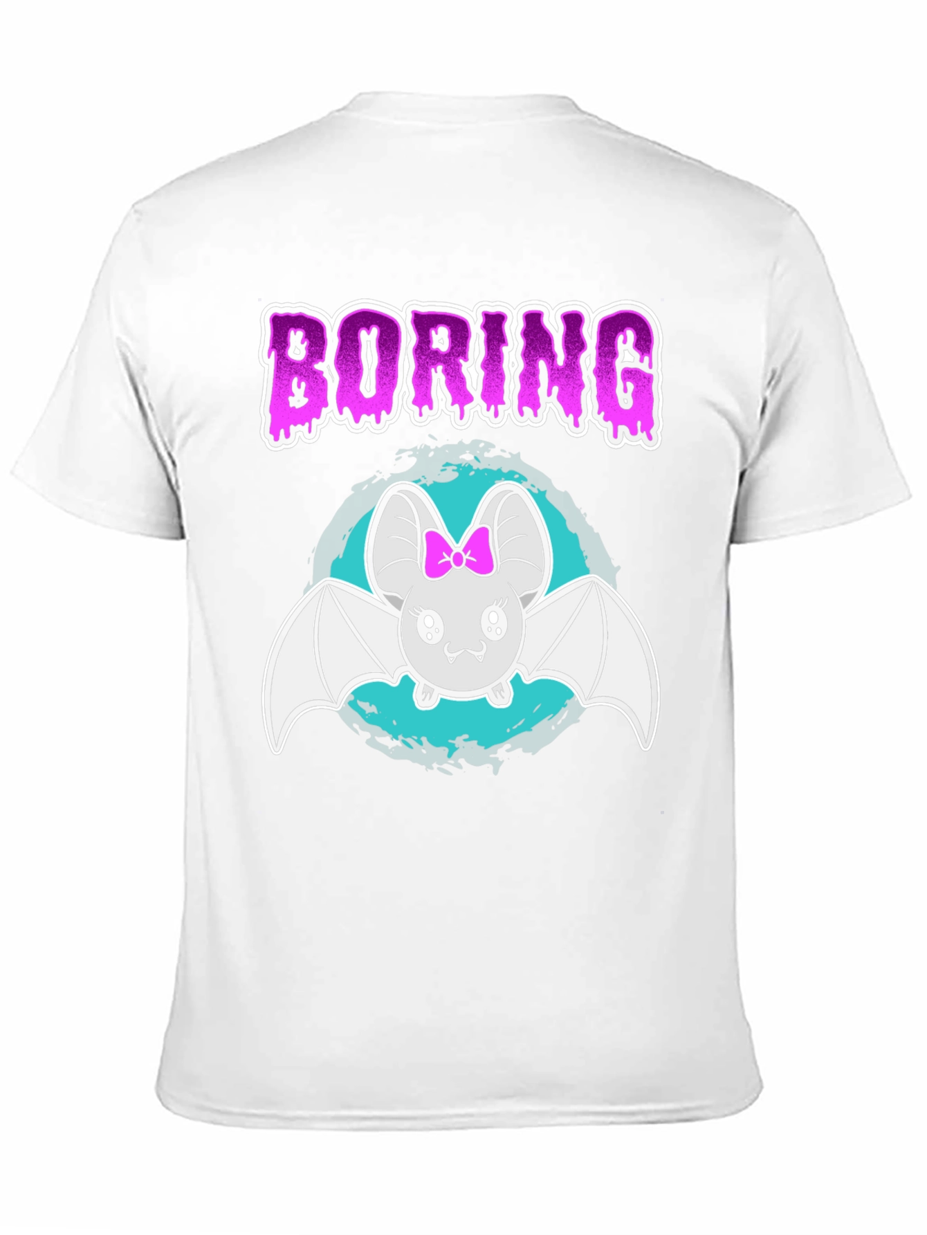 Boring Bat T-Shirt - Cute & Spooky Tee
