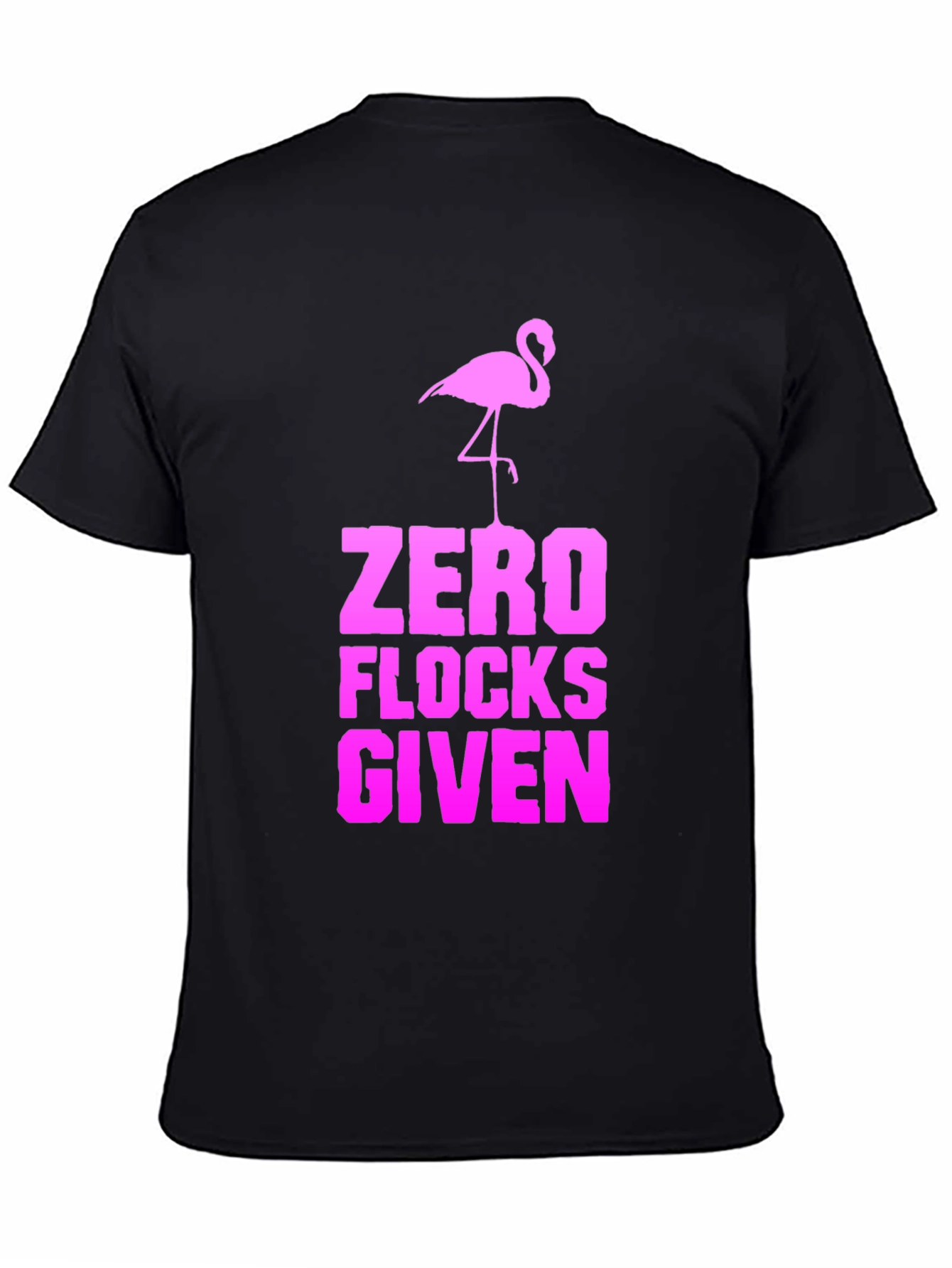 Zero Flocks Given Flamingo Graphic Tee