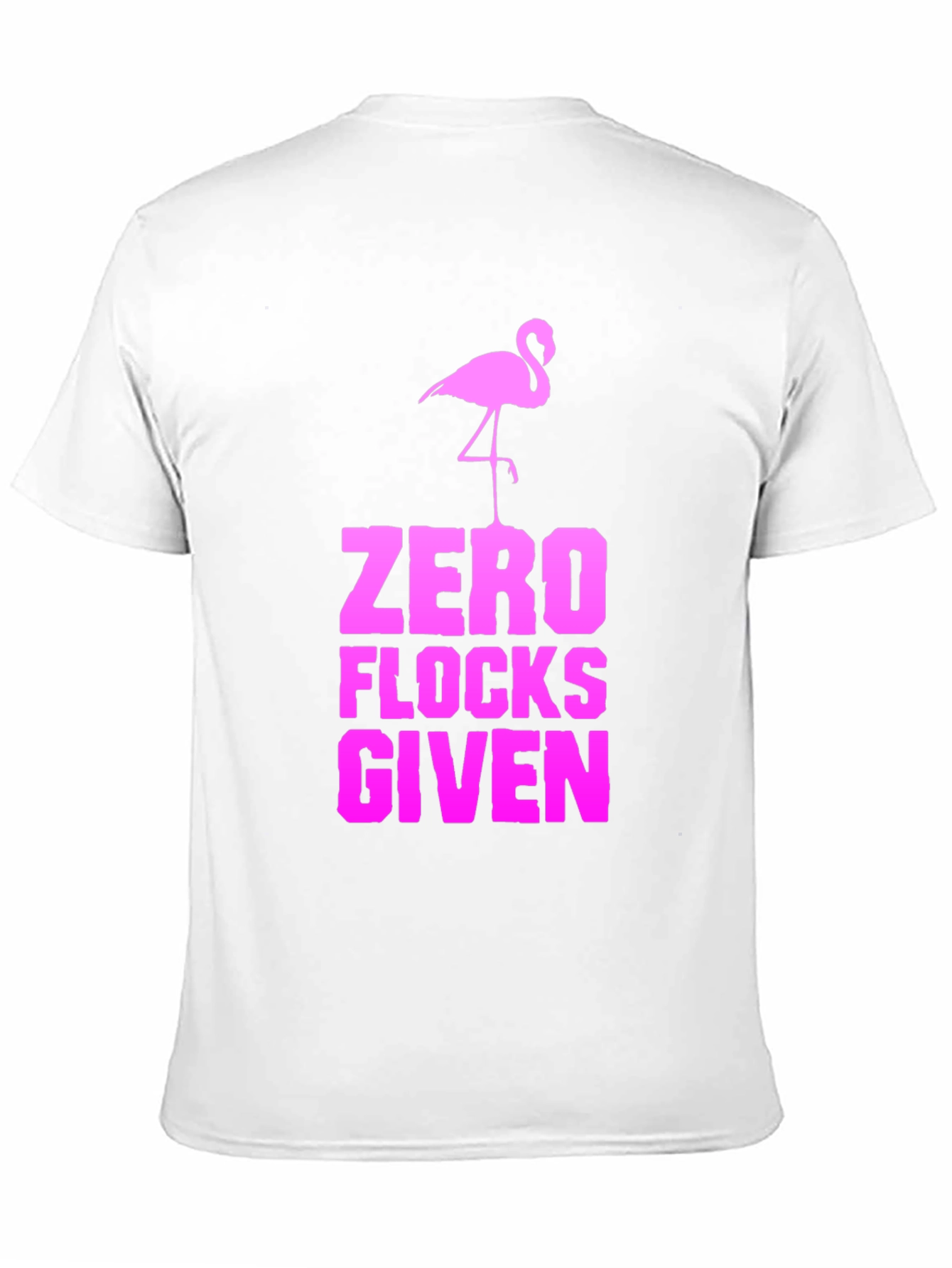 Zero Flocks Given Flamingo Graphic Tee