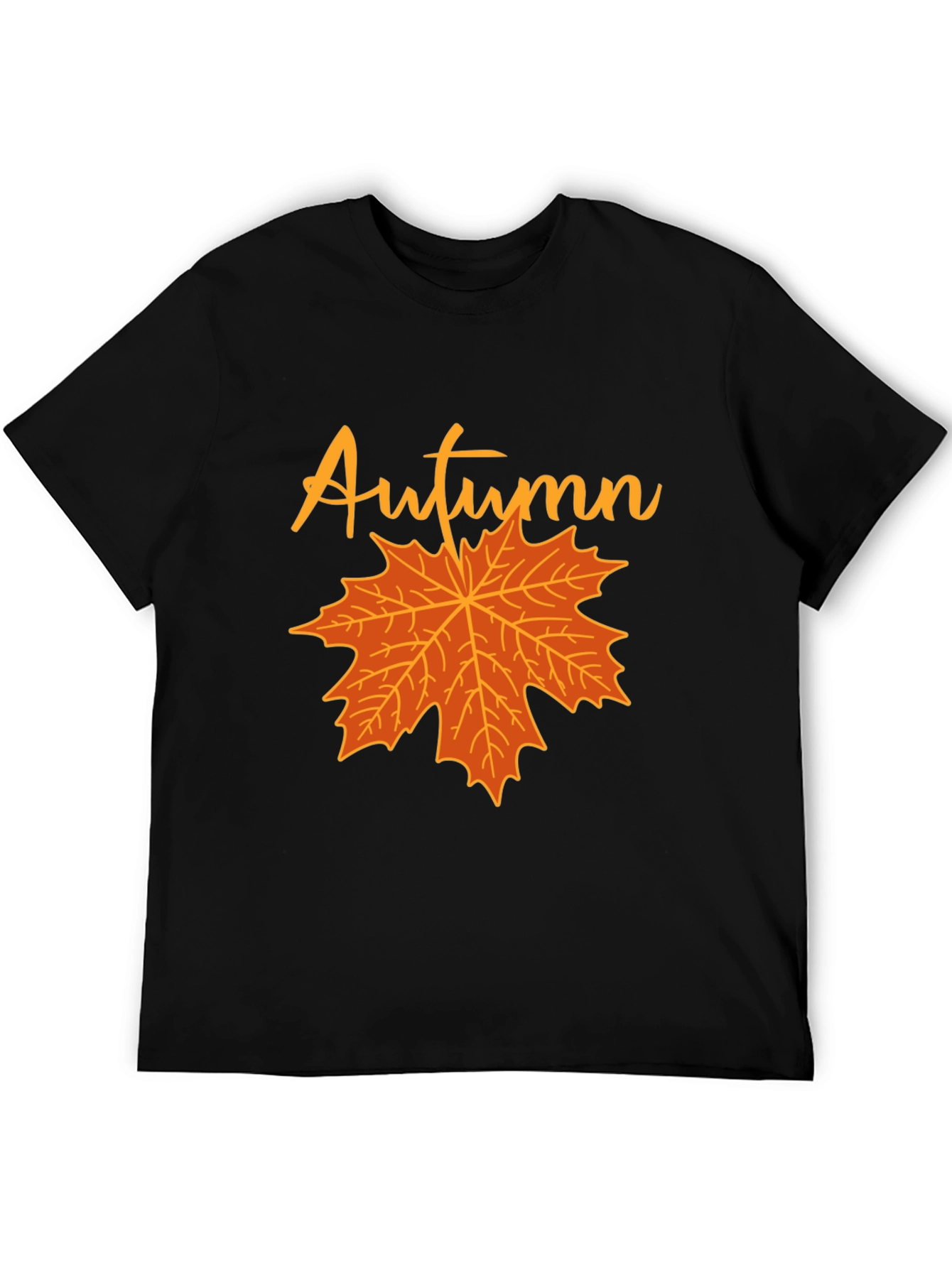 Autumn Maple Leaf Graphic T-Shirt