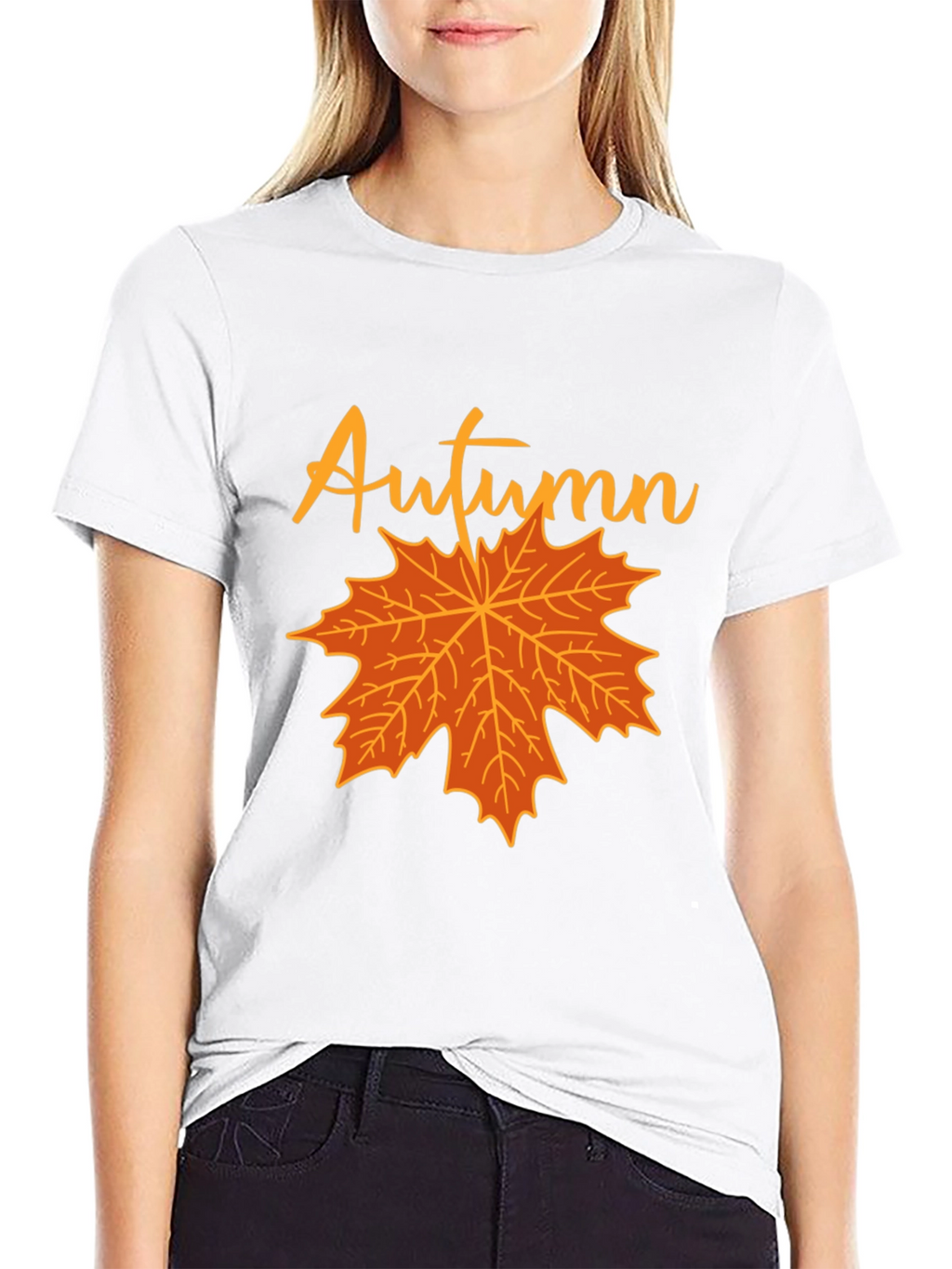 Autumn Maple Leaf Graphic T-Shirt