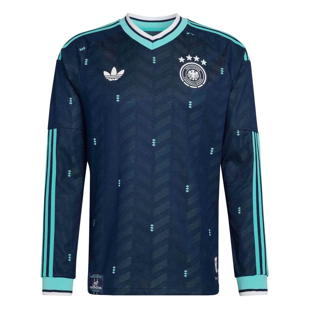 2026 Germany Men's Authentic Away Long-Sleeve Soccer Jersey (Custom)