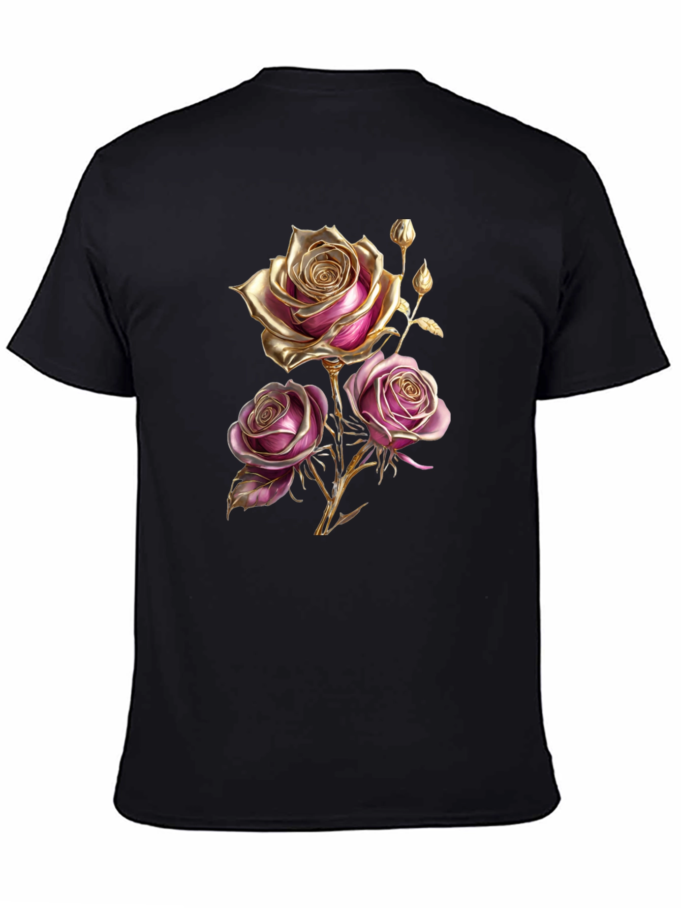 Elegant Rose Graphic T-Shirt