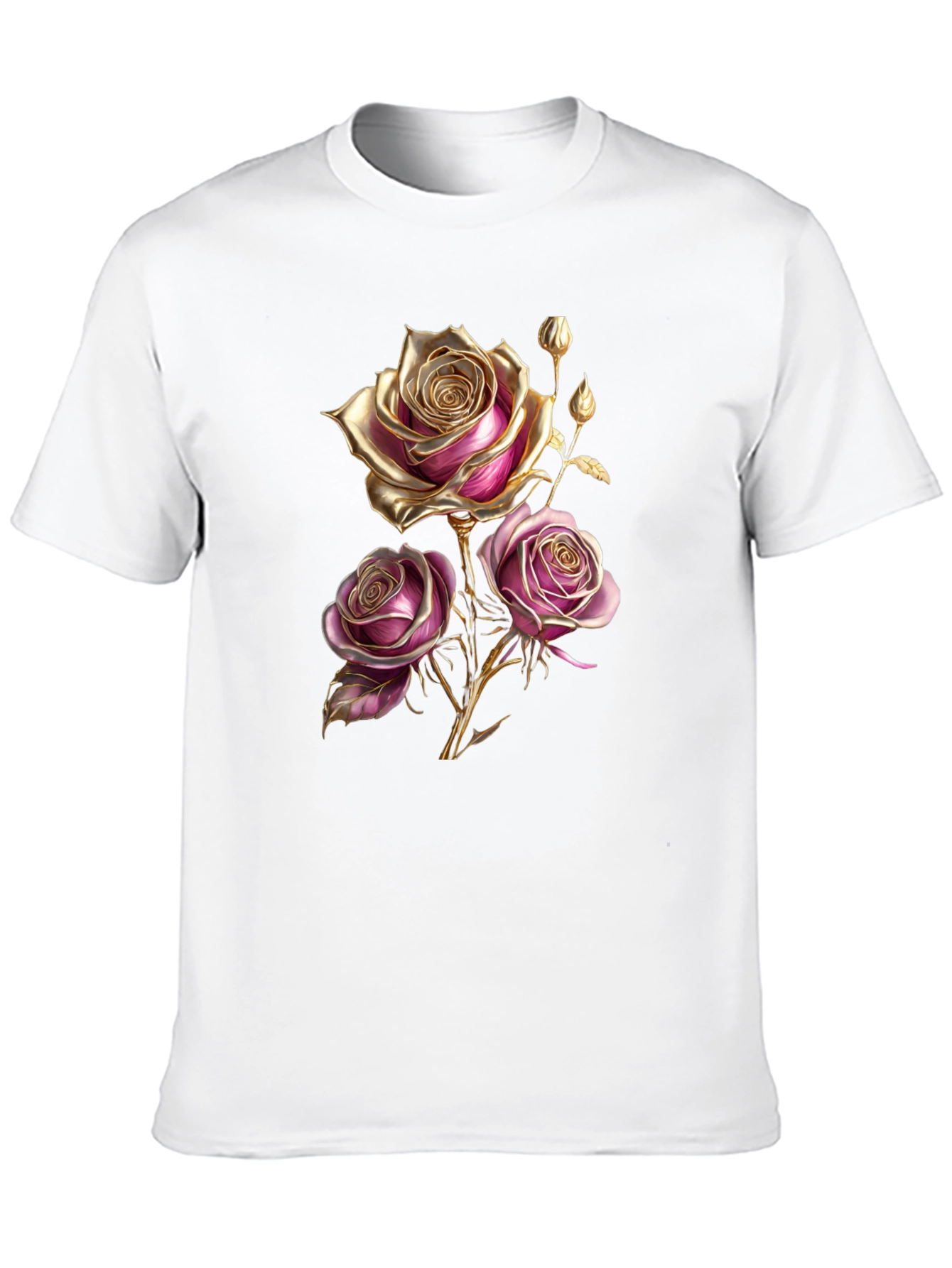 Elegant Rose Graphic T-Shirt