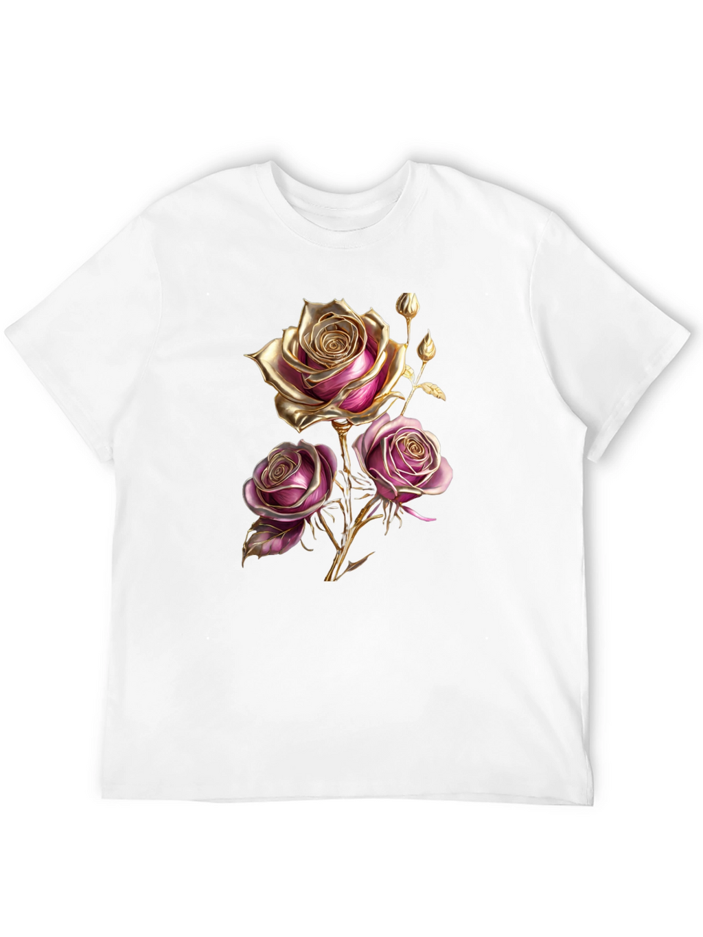 Elegant Rose Graphic T-Shirt