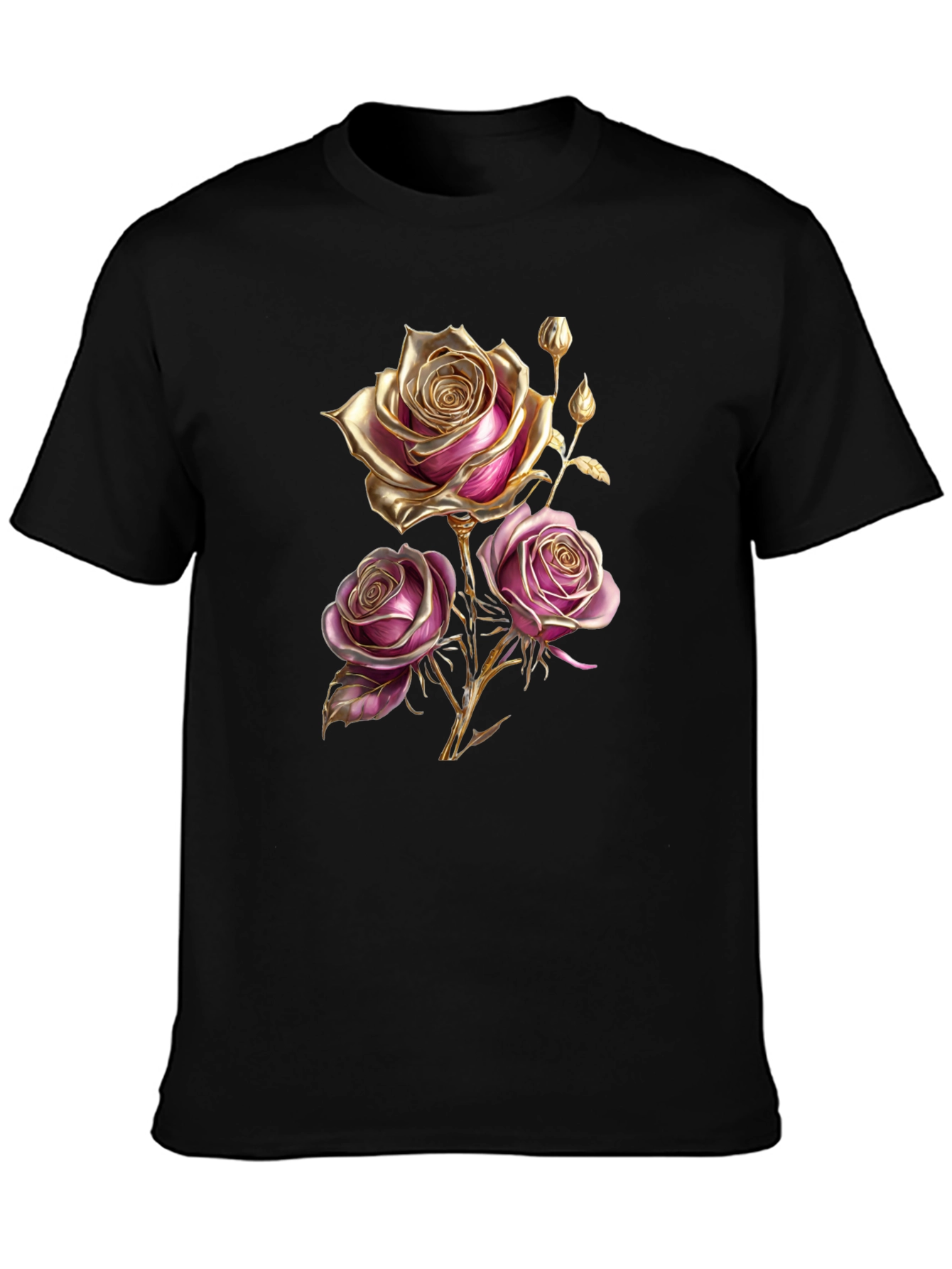 Elegant Rose Graphic T-Shirt