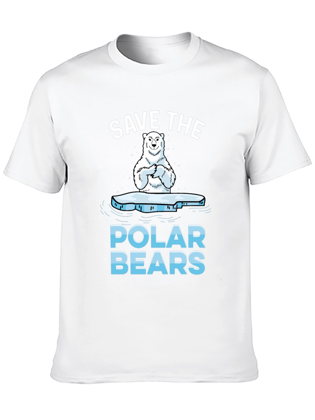 Save The Polar Bears Graphic T-Shirt