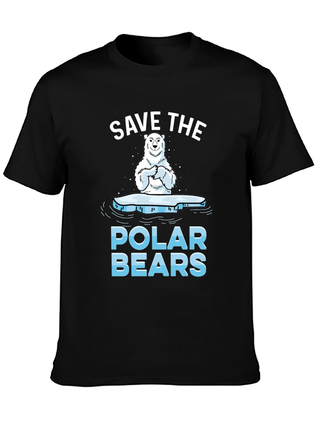Save The Polar Bears Graphic T-Shirt