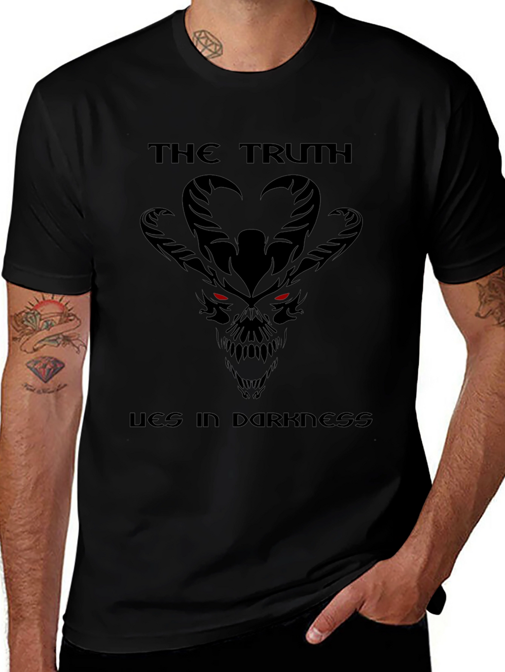The Truth Lies in Darkness Graphic T-Shirt
