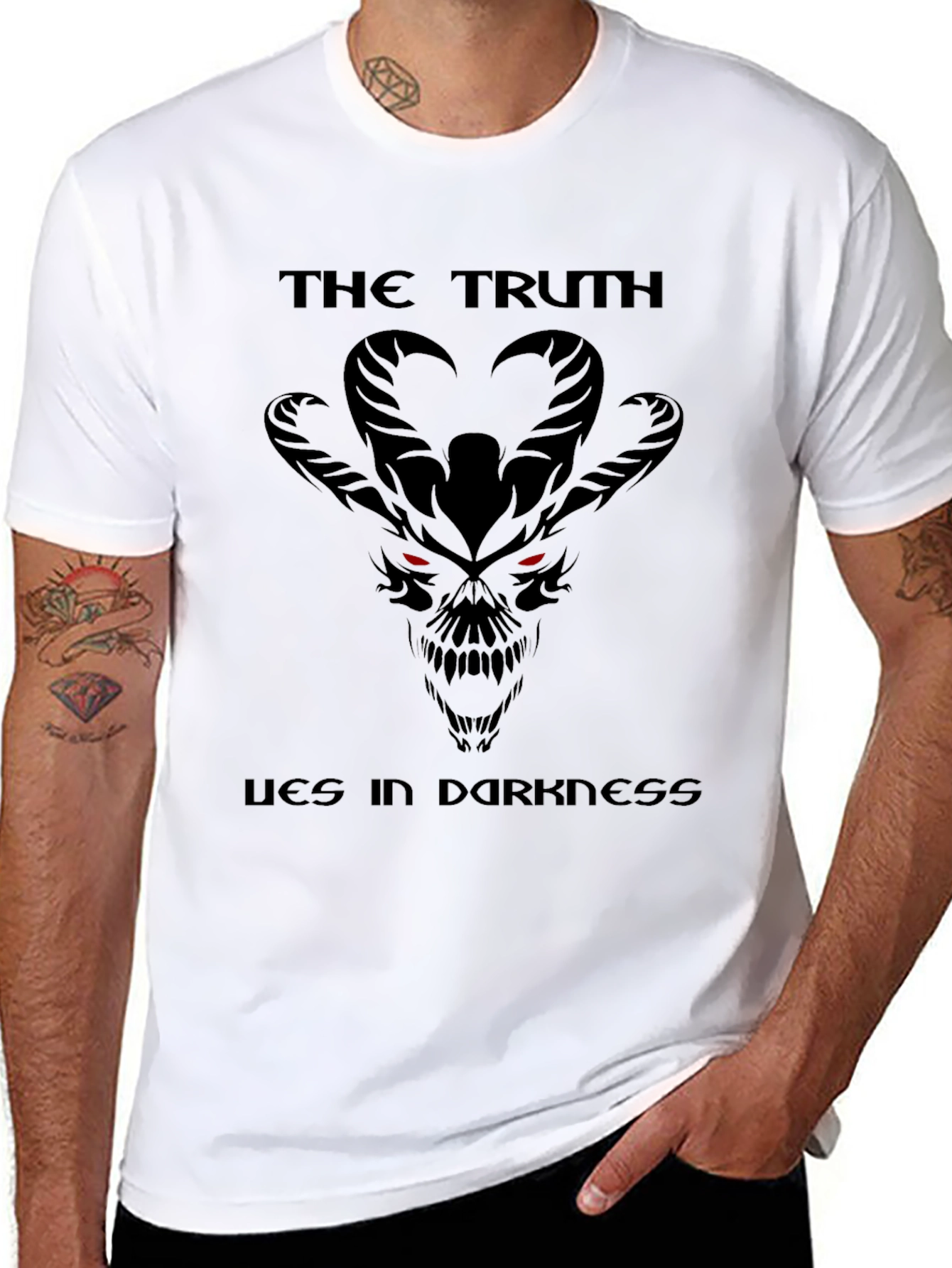 The Truth Lies in Darkness Graphic T-Shirt