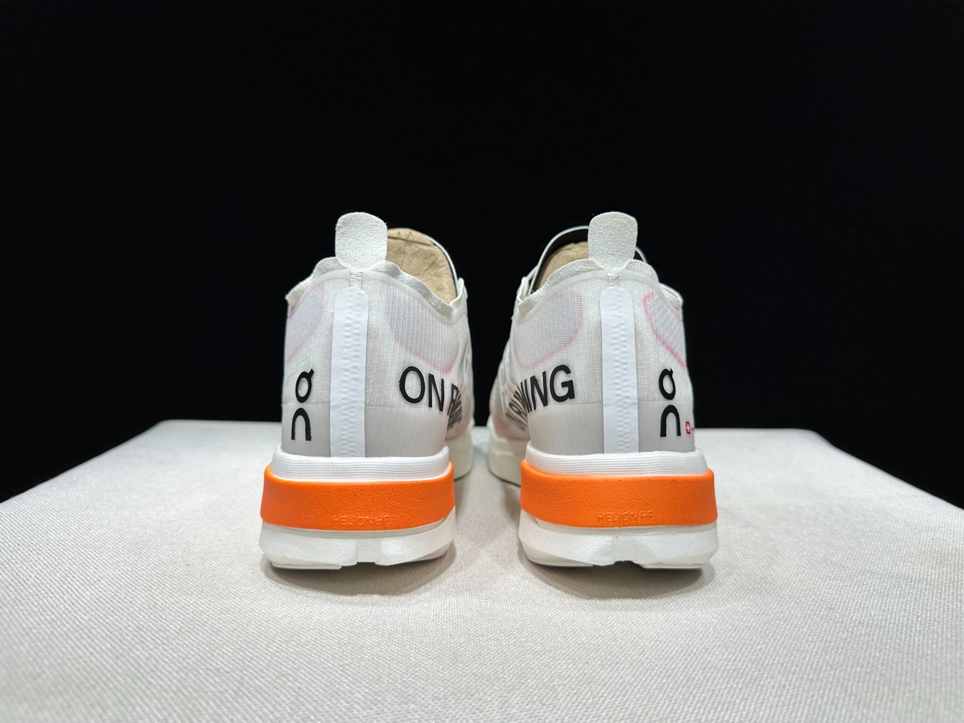 On Cloudboom Strike Running Shoes White Orange