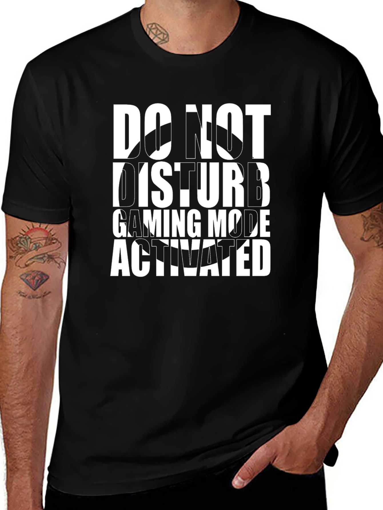 Do Not Disturb Gaming Mode Activated Black T-Shirt