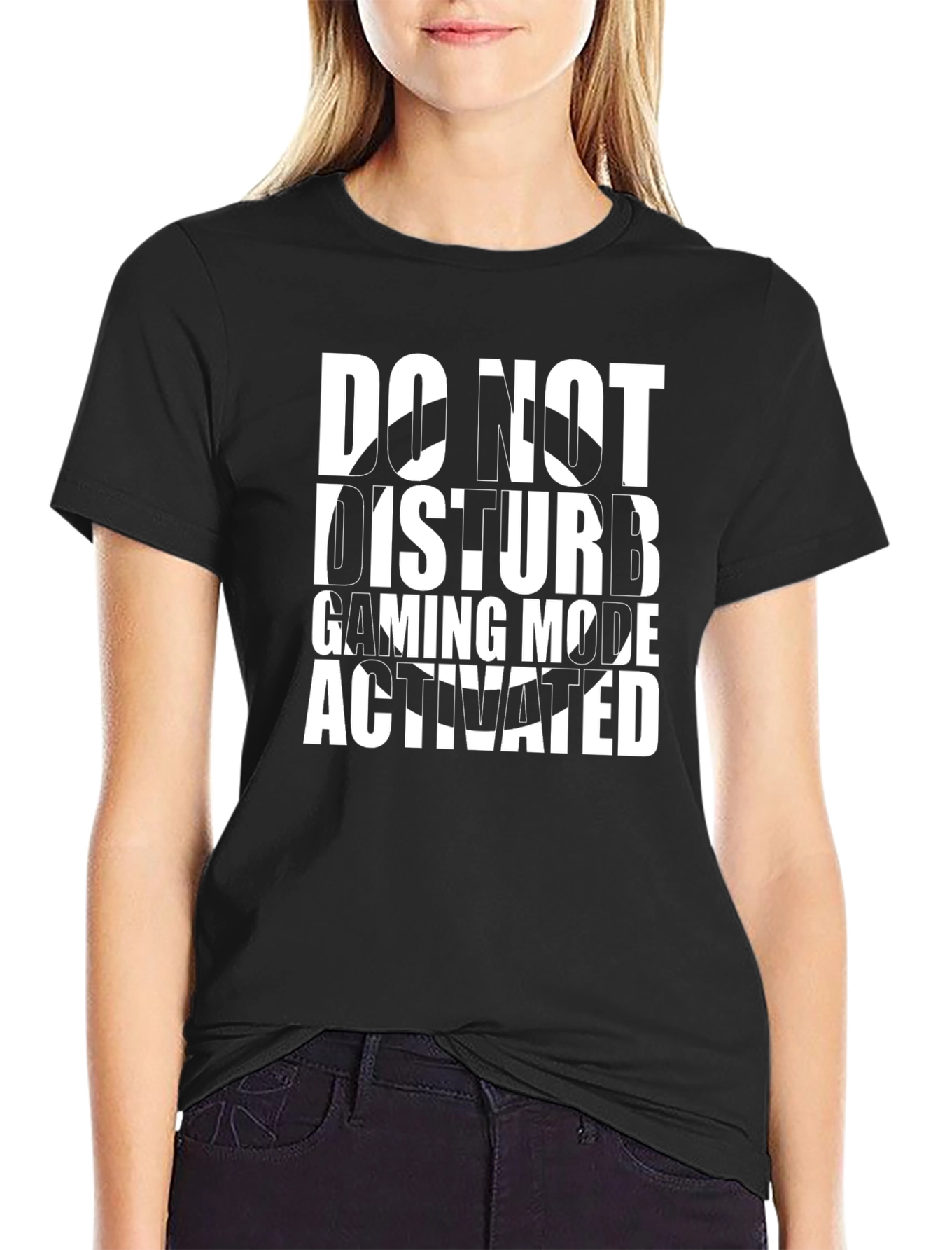 Do Not Disturb Gaming Mode Activated Black T-Shirt