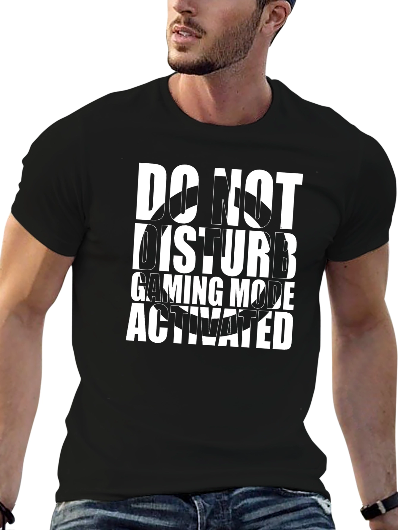 Do Not Disturb Gaming Mode Activated Black T-Shirt