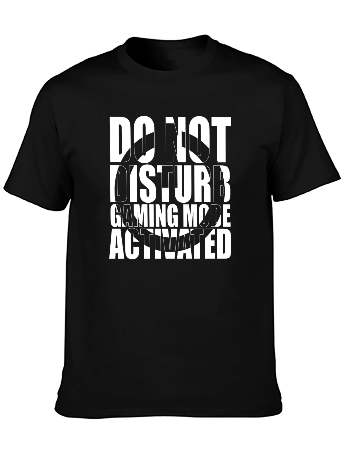 Do Not Disturb Gaming Mode Activated Black T-Shirt