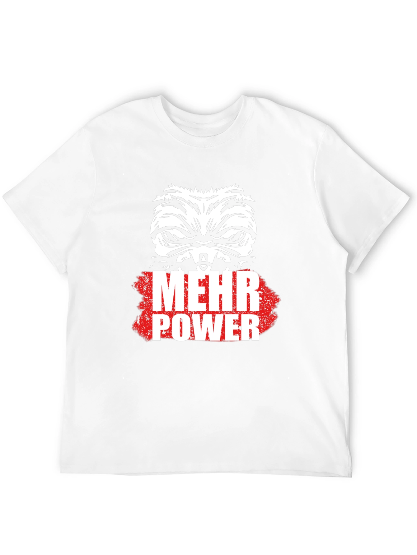 Mehr Power Graphic Tee - Black Cotton T-Shirt