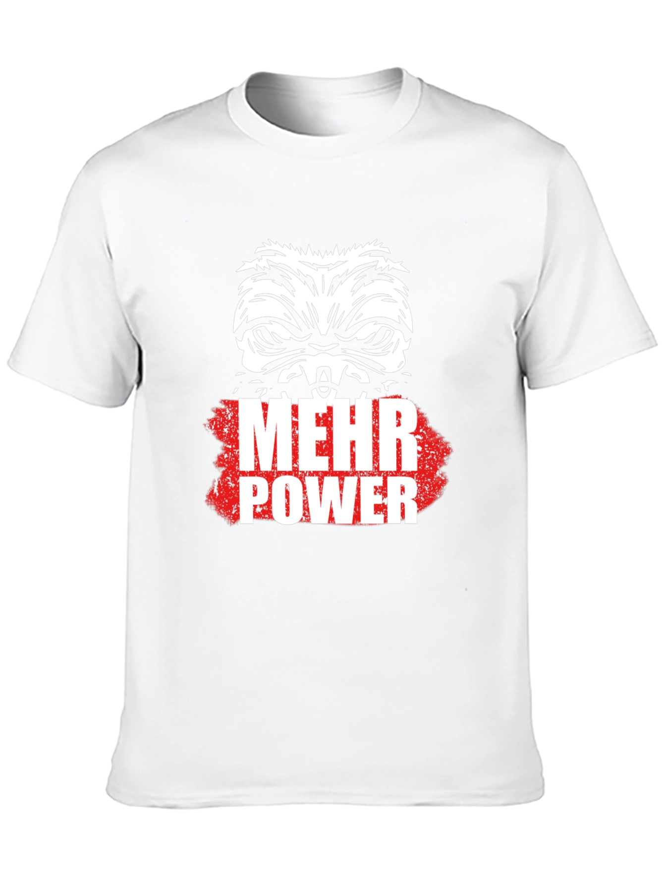 Mehr Power Graphic Tee - Black Cotton T-Shirt
