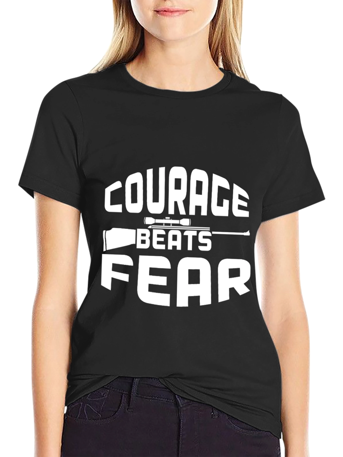 Courage Beats Fear T-Shirt