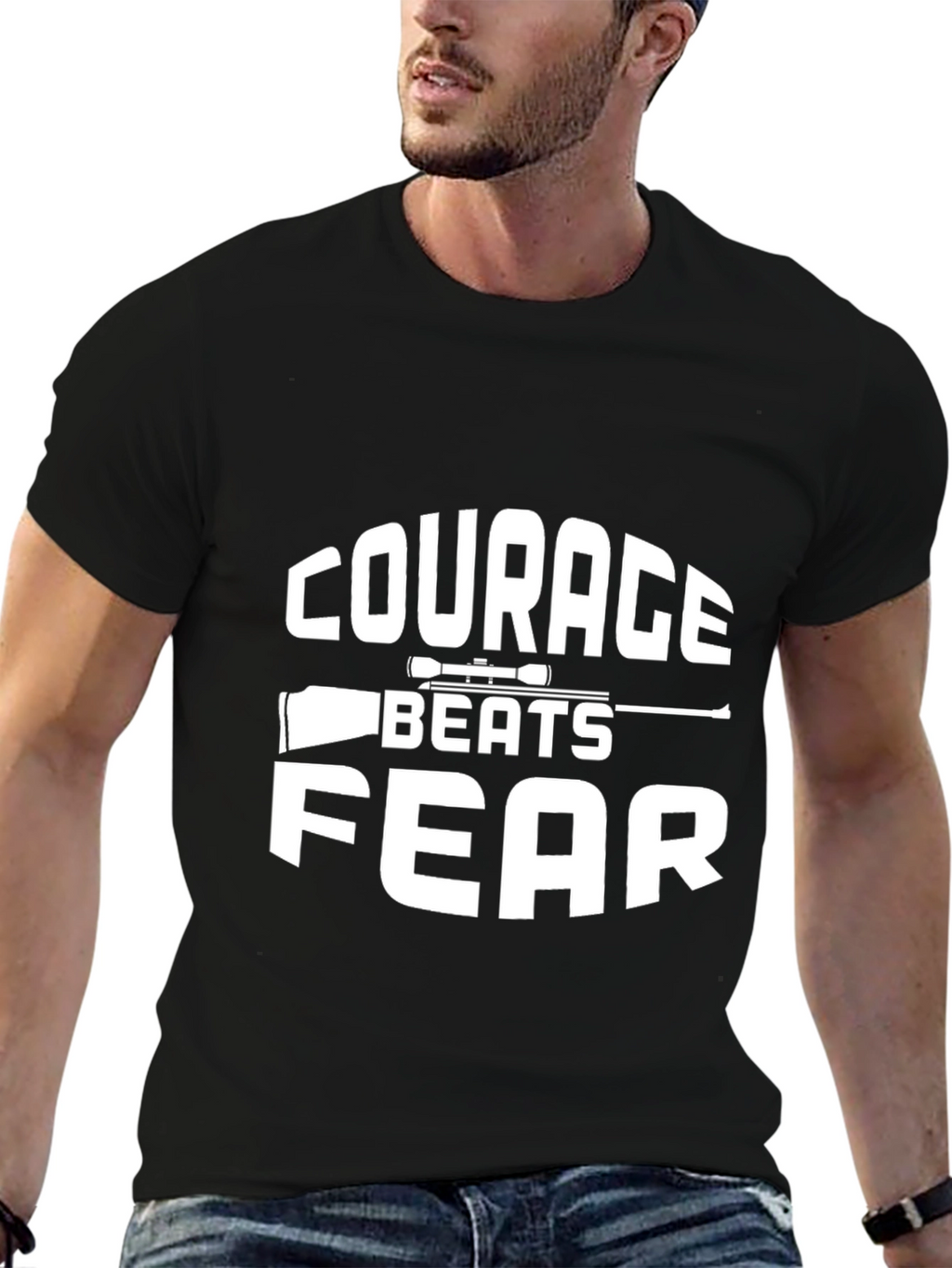 Courage Beats Fear T-Shirt
