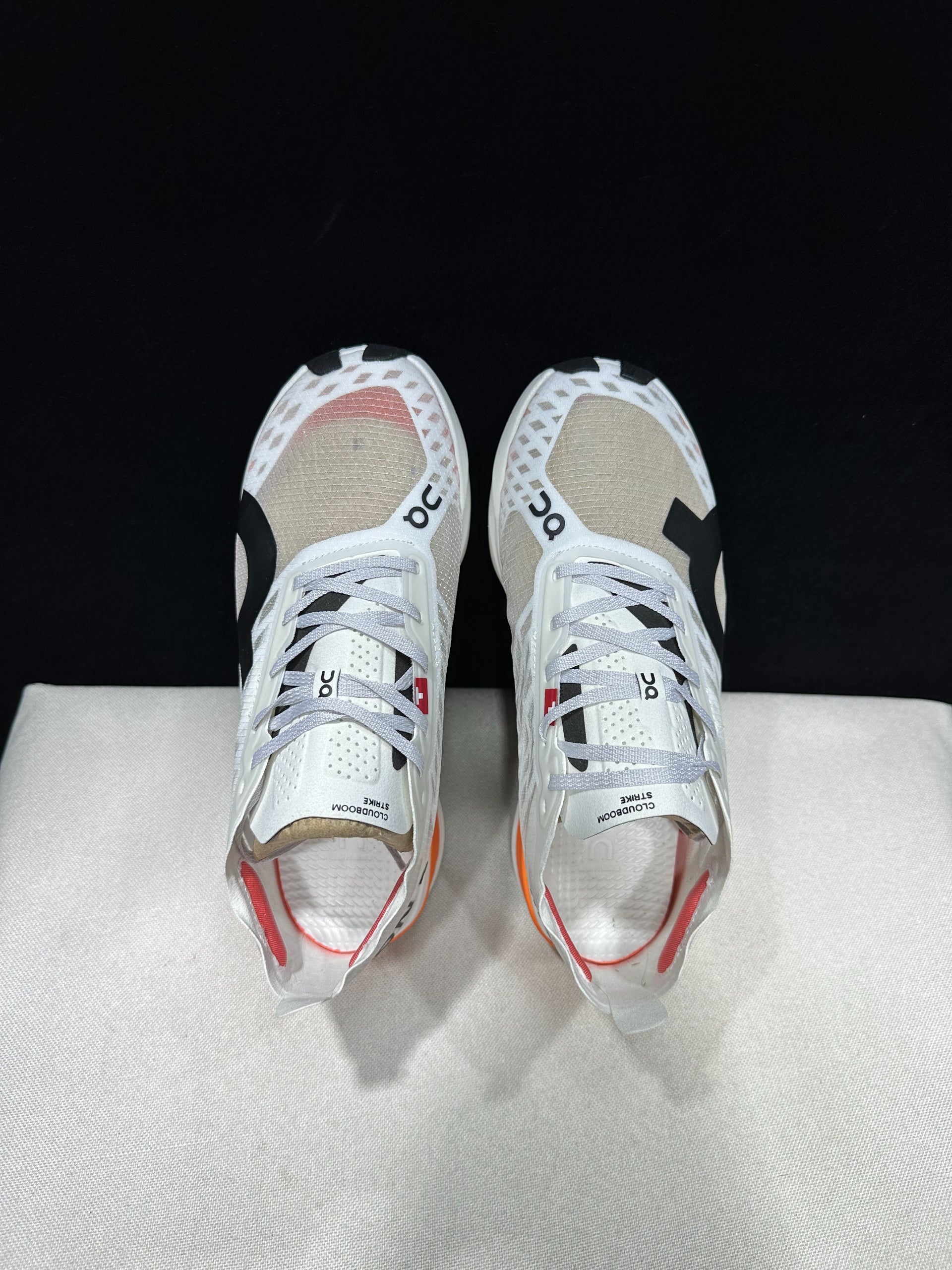 On Cloudboom Strike Running Shoes White Orange