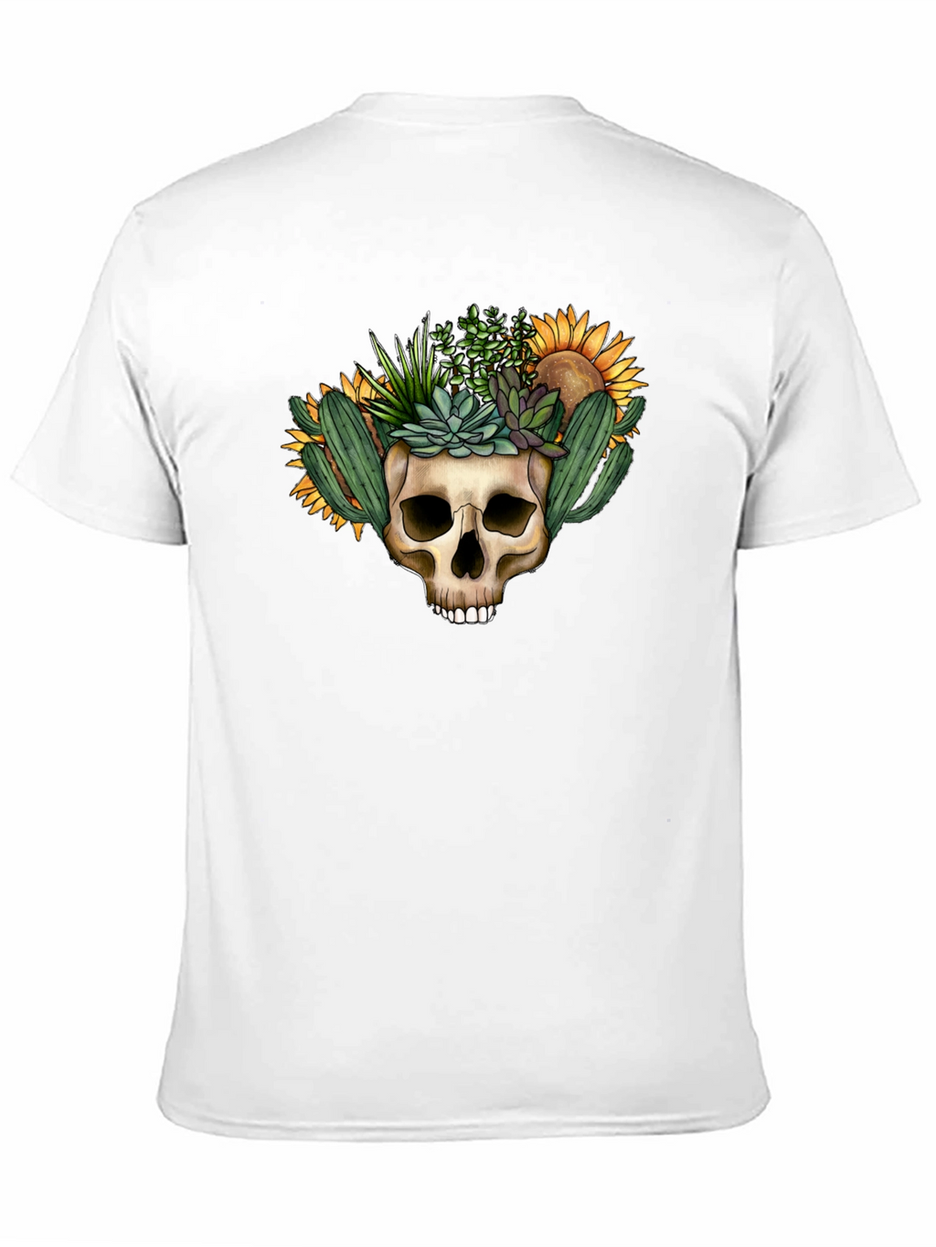 Skull Planter Graphic Tee - Desert Bloom