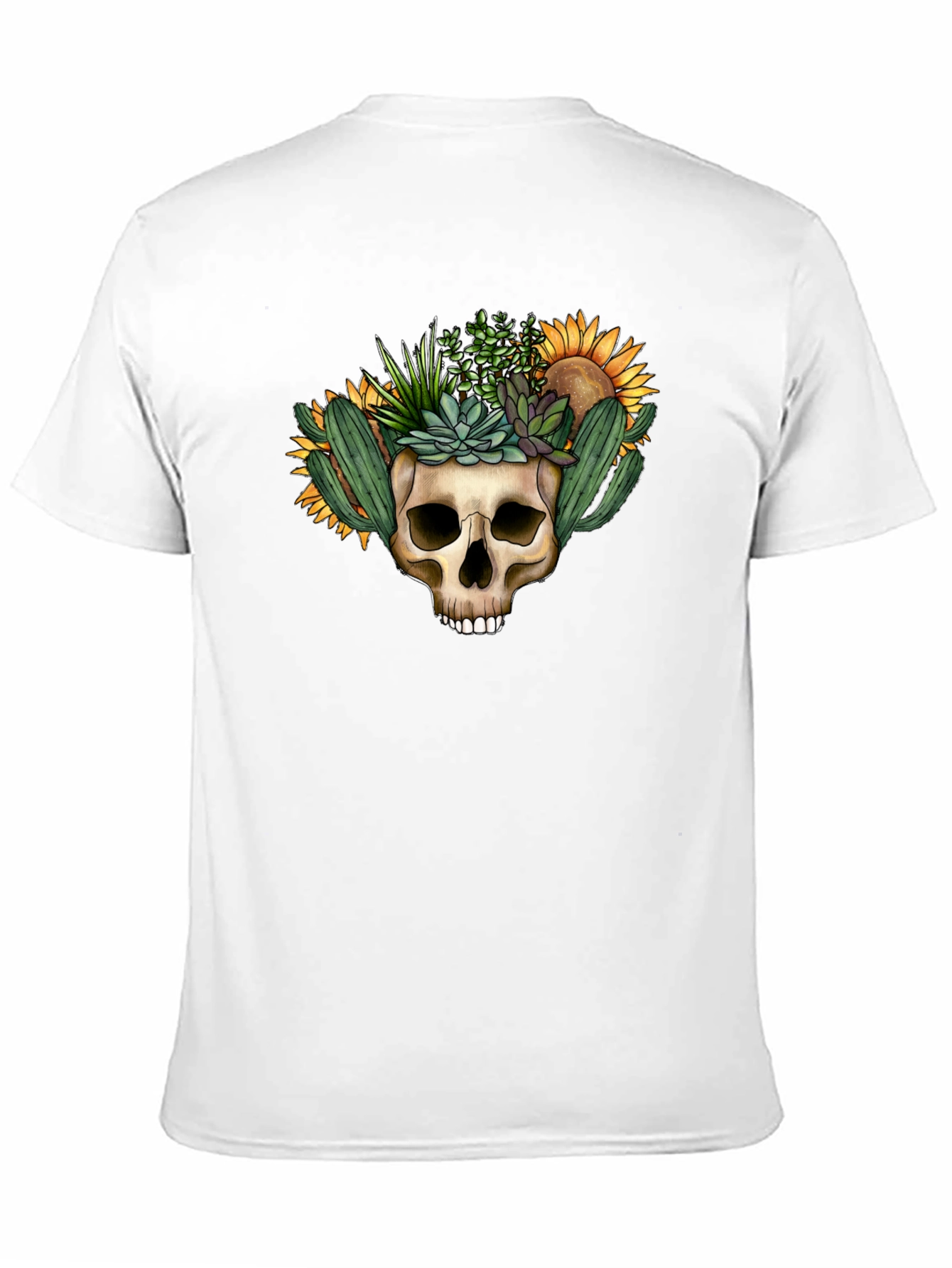 Skull Planter Graphic Tee - Desert Bloom