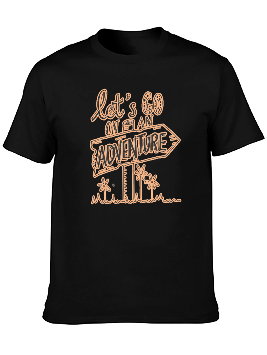Adventure Awaits Black T-Shirt