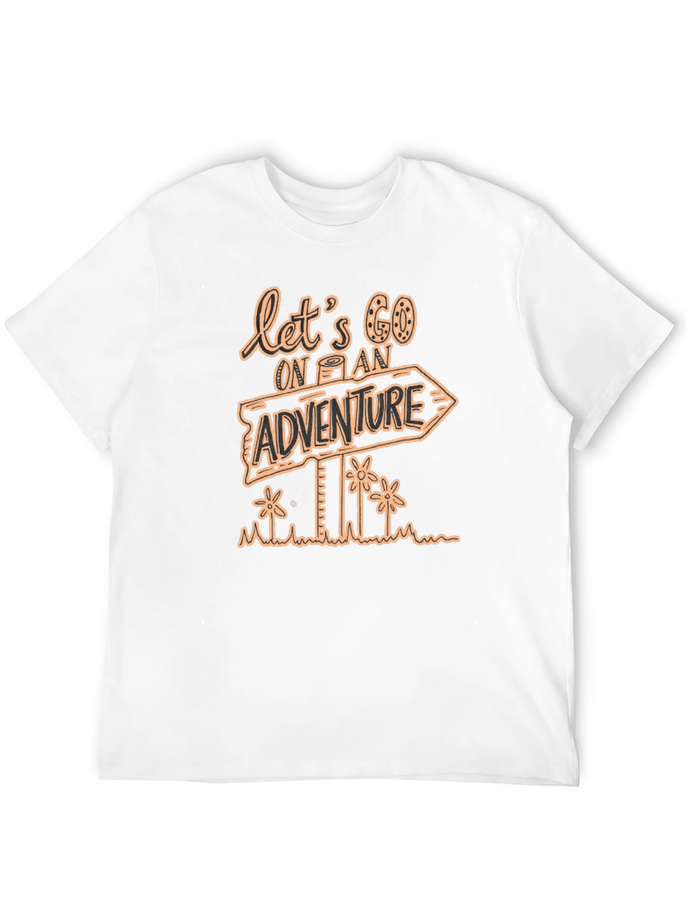 Adventure Awaits Black T-Shirt