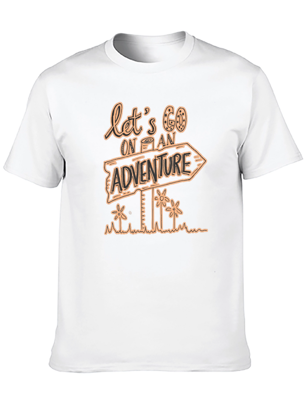 Adventure Awaits Black T-Shirt