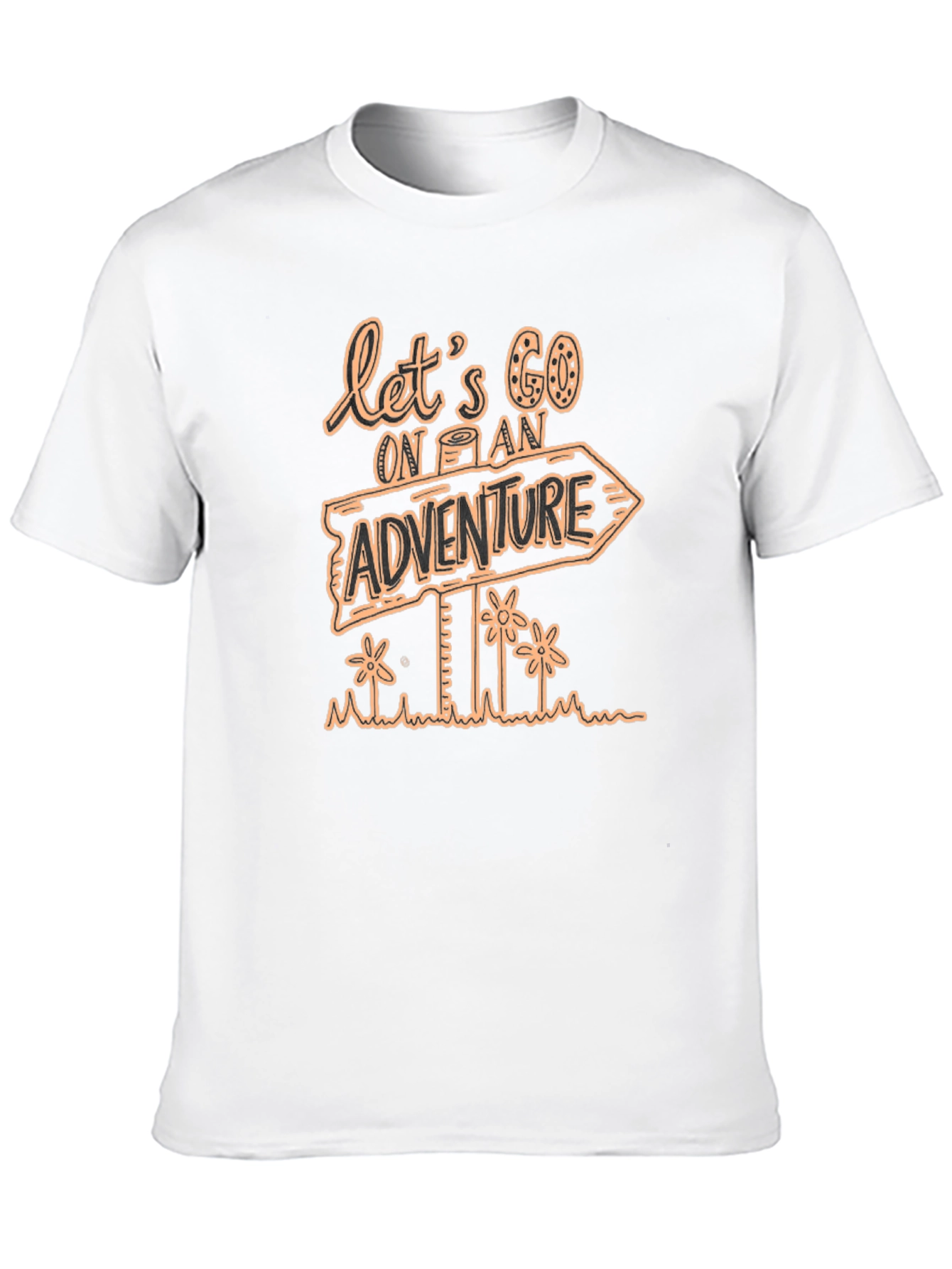 Adventure Awaits Black T-Shirt