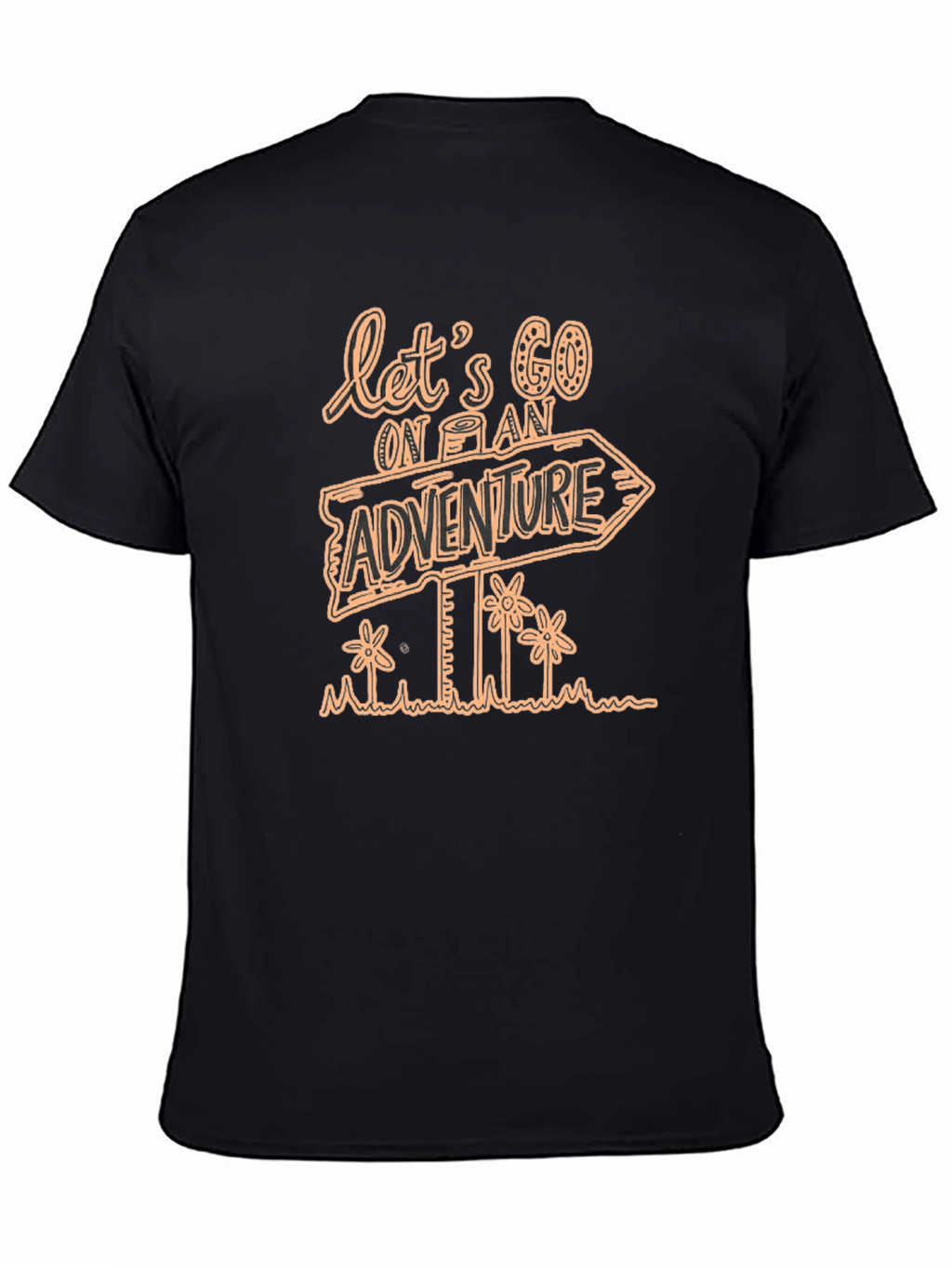 Adventure Awaits Black T-Shirt