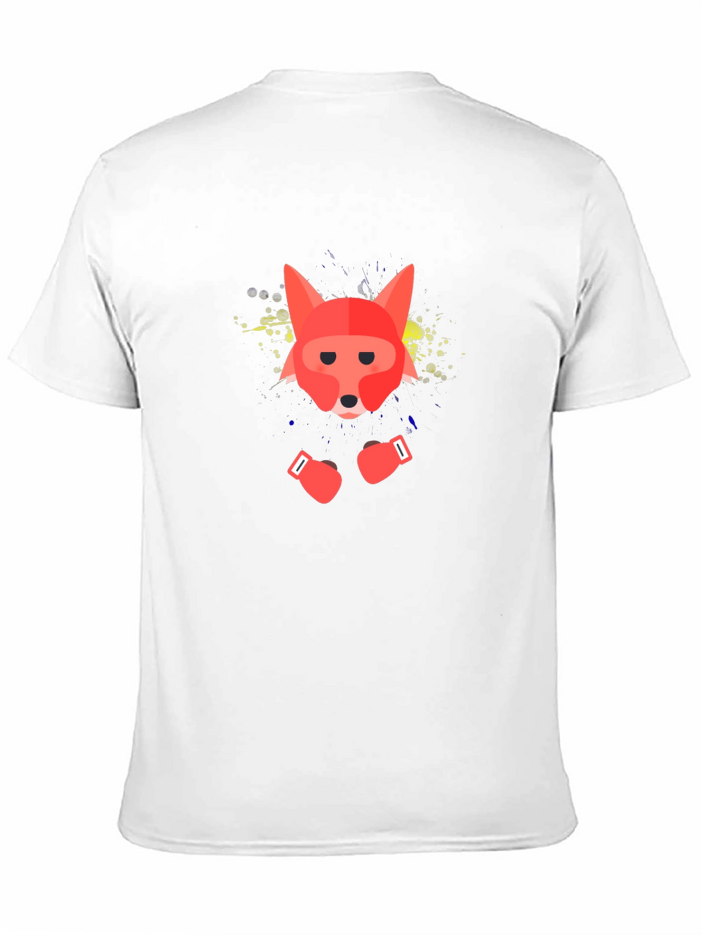 Boxing Fox Graphic Tee - Black T-Shirt