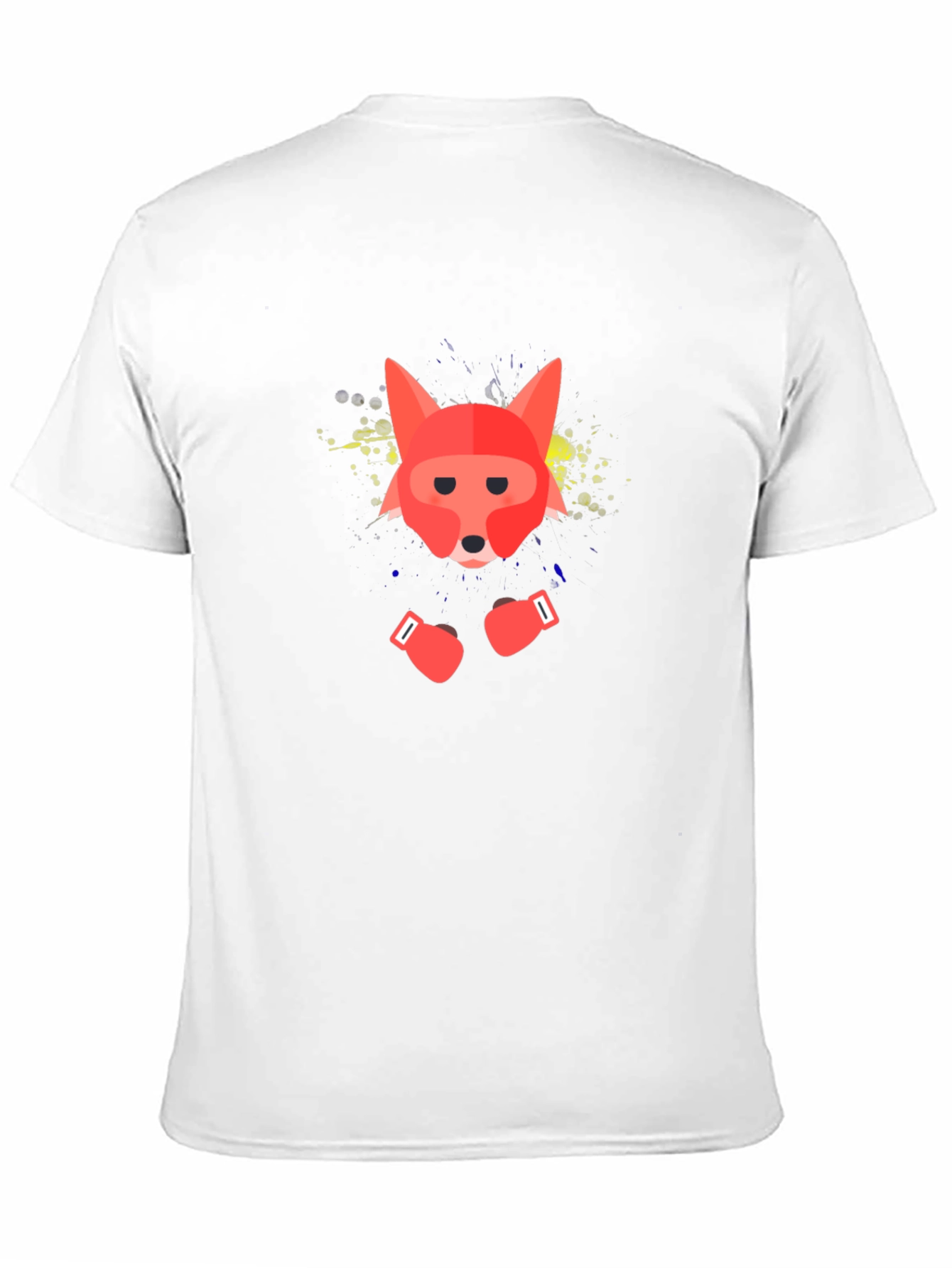 Boxing Fox Graphic Tee - Black T-Shirt