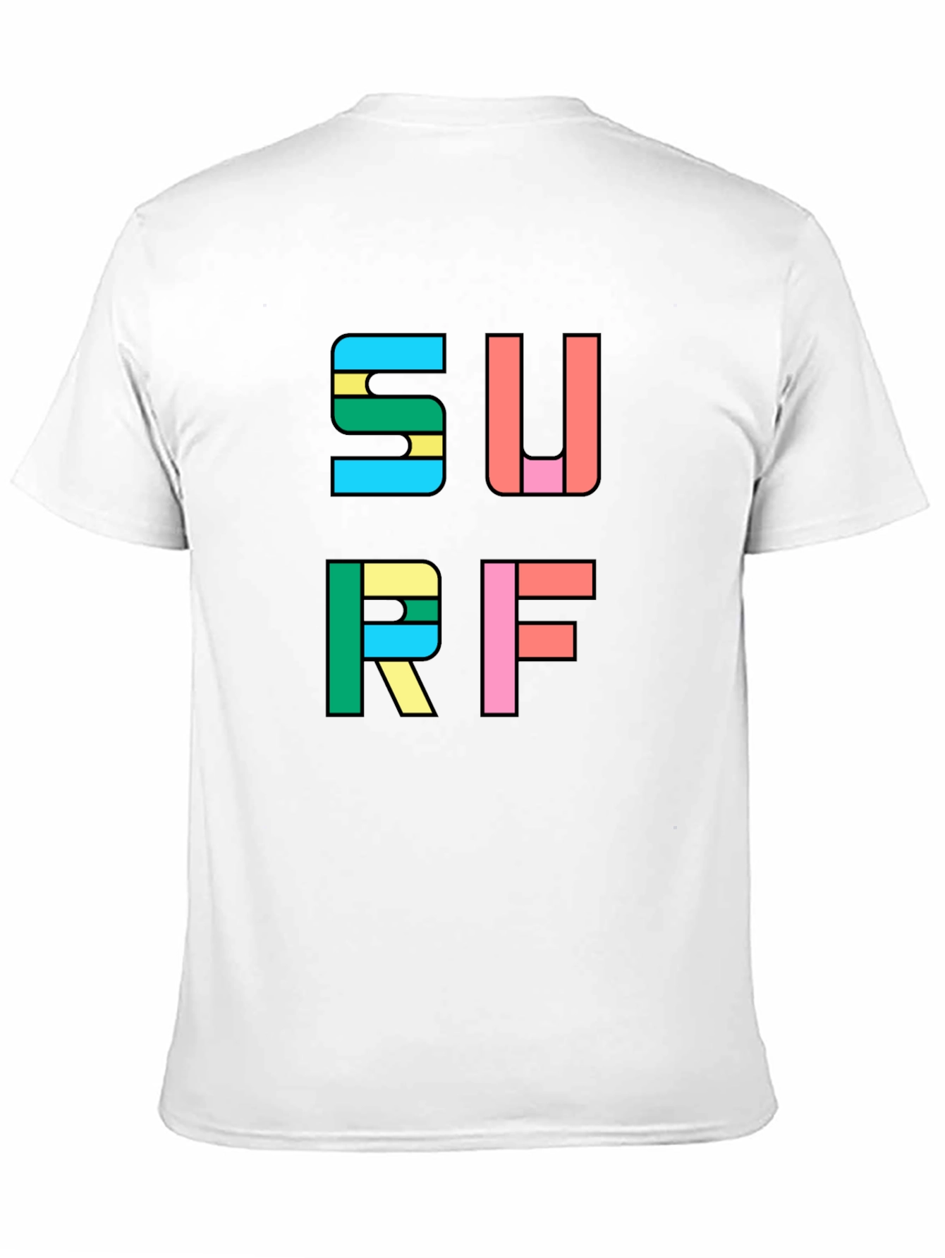 Surf Graphic Tee - Bold Colorful Design
