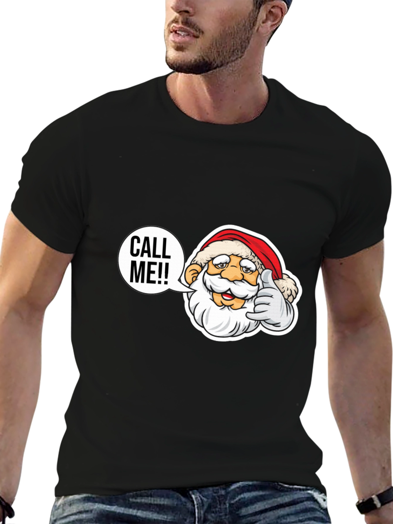 Call Me Santa T-Shirt - Holiday Cheer Apparel