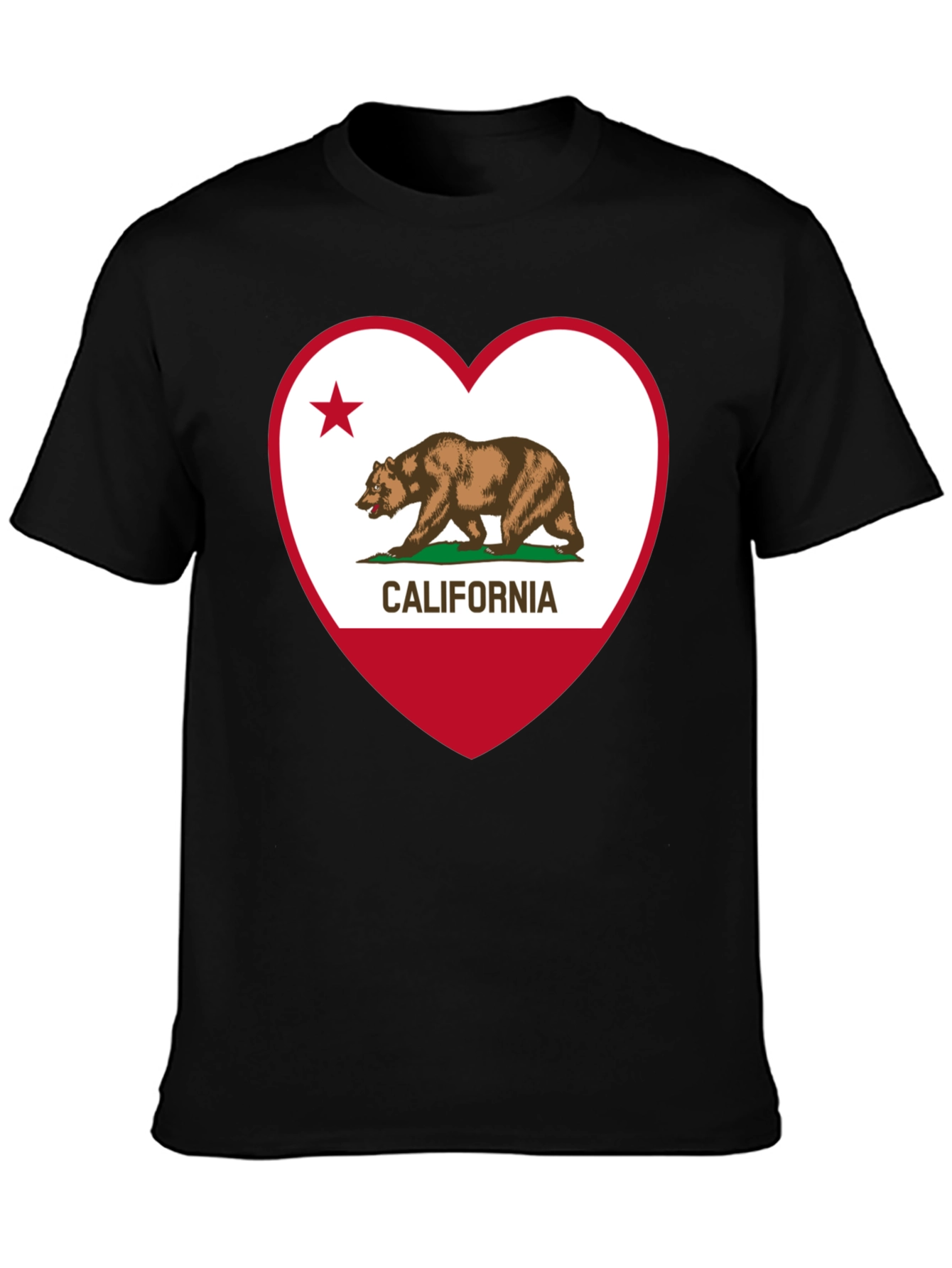California Love Graphic T-Shirt - Black