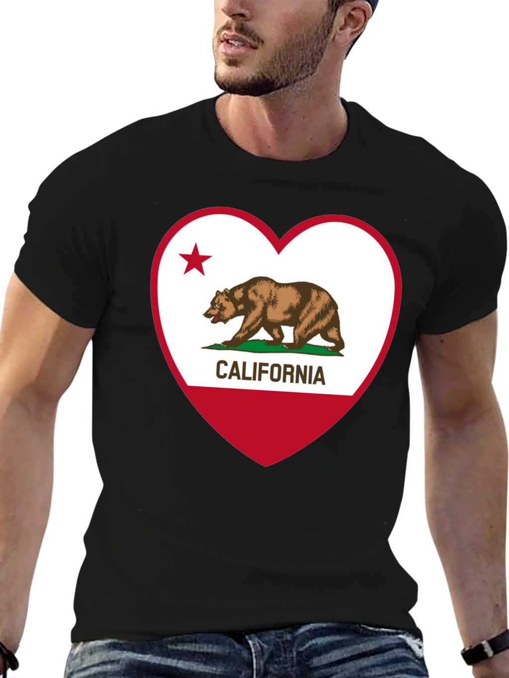 California Love Graphic T-Shirt - Black