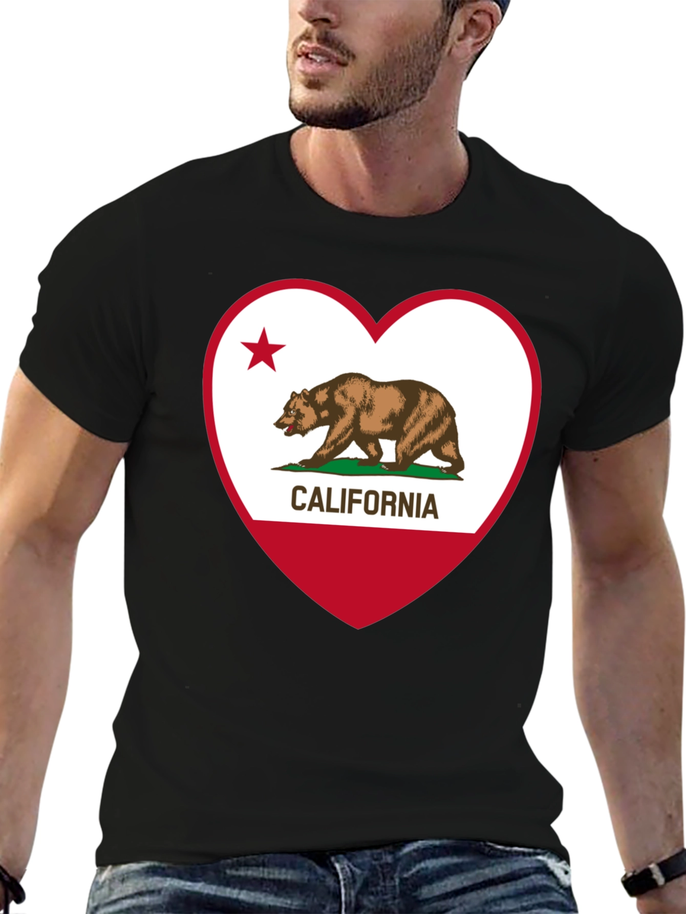 California Love Graphic T-Shirt - Black
