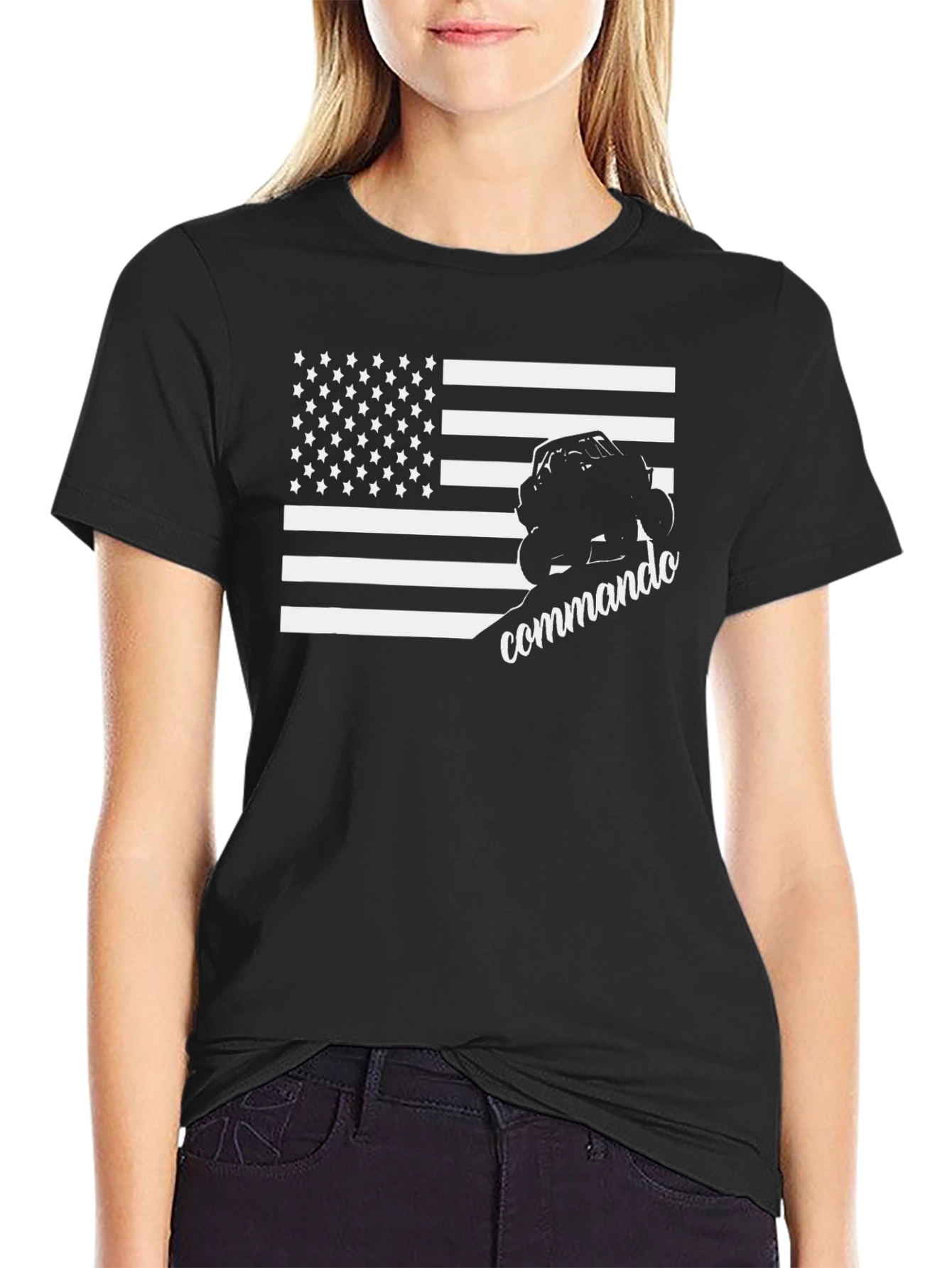 American Flag Commando T-Shirt