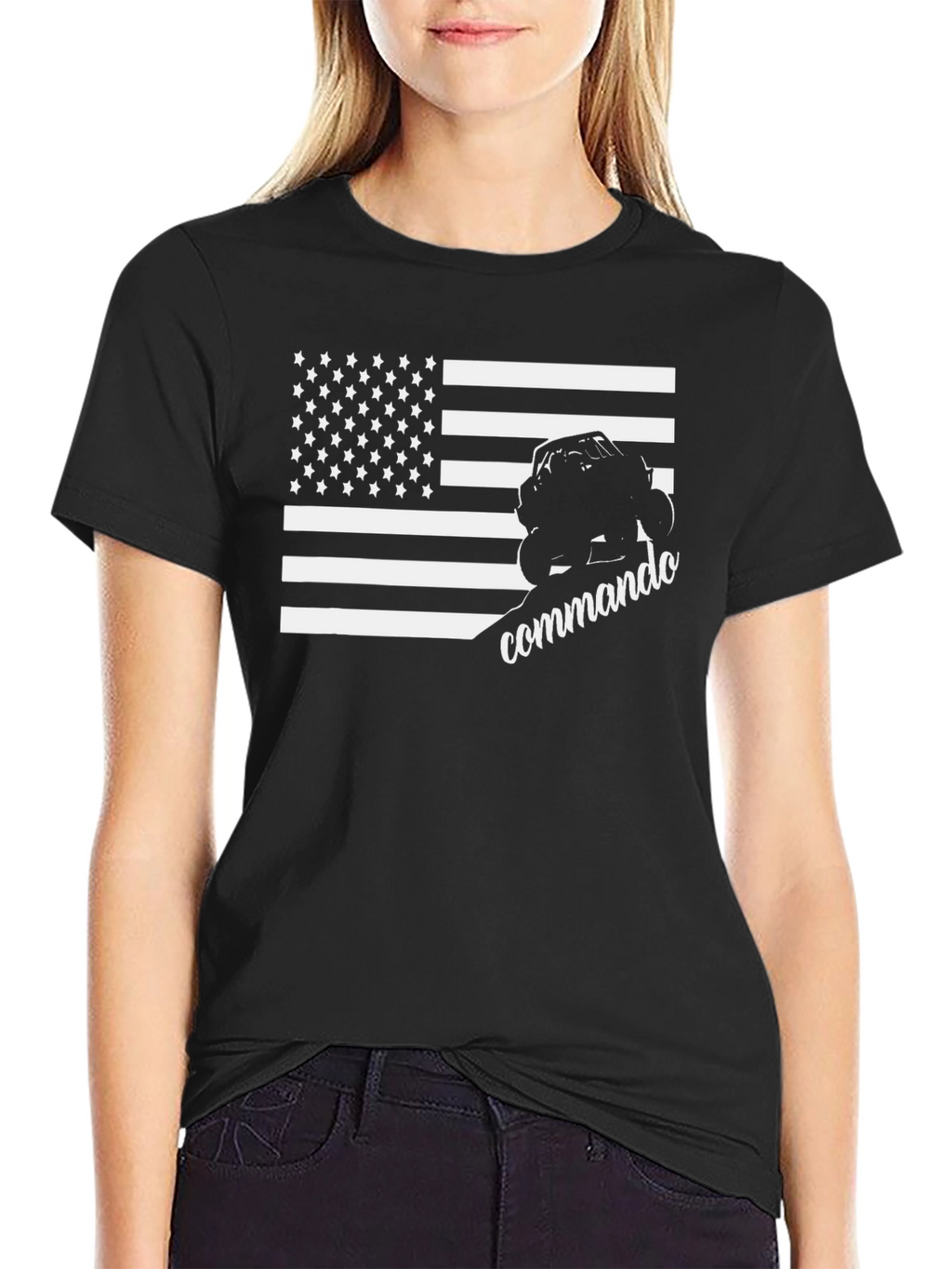 American Flag Commando T-Shirt