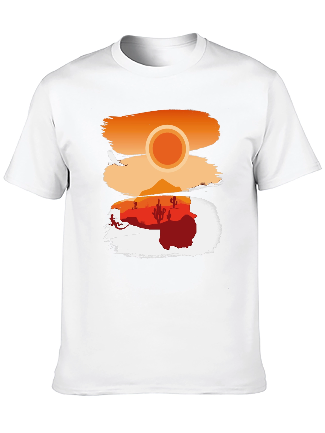 Desert Sunset Graphic T-Shirt