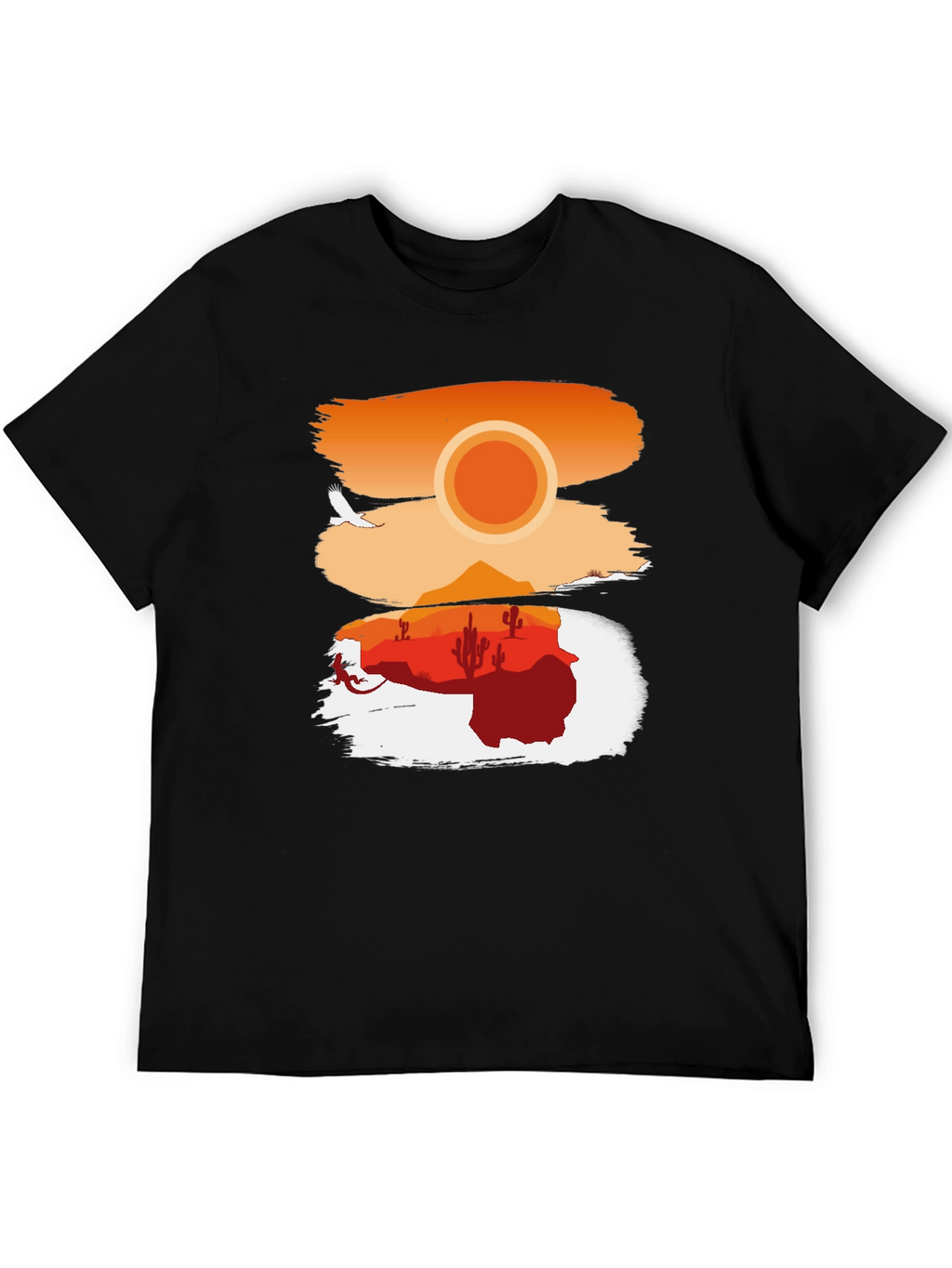 Desert Sunset Graphic T-Shirt