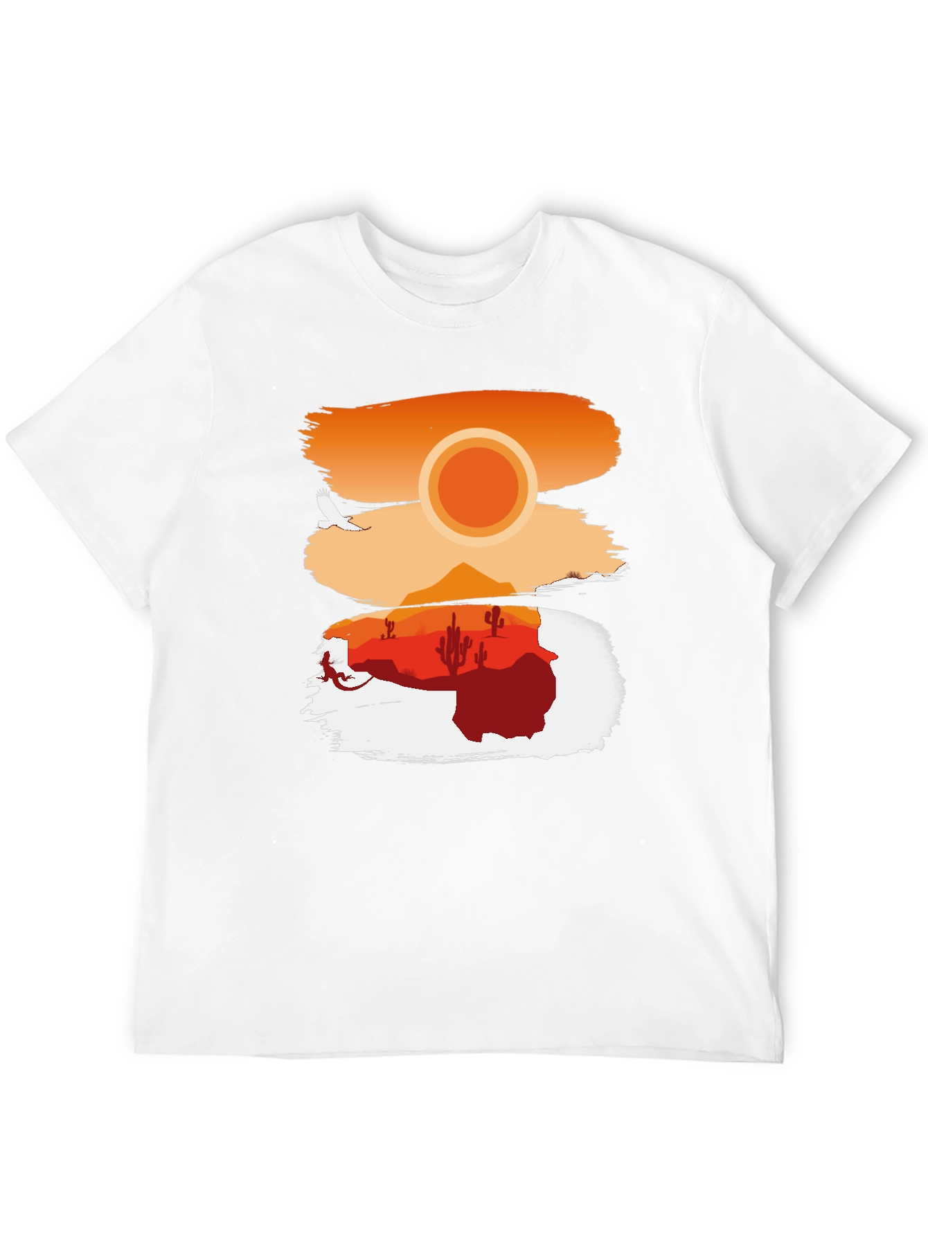 Desert Sunset Graphic T-Shirt