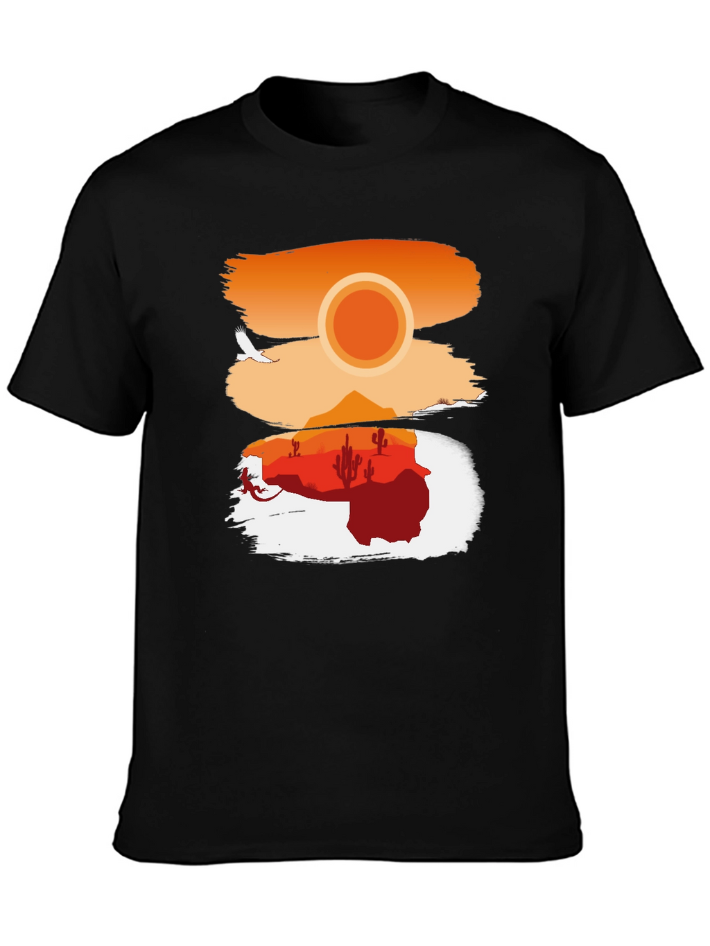 Desert Sunset Graphic T-Shirt