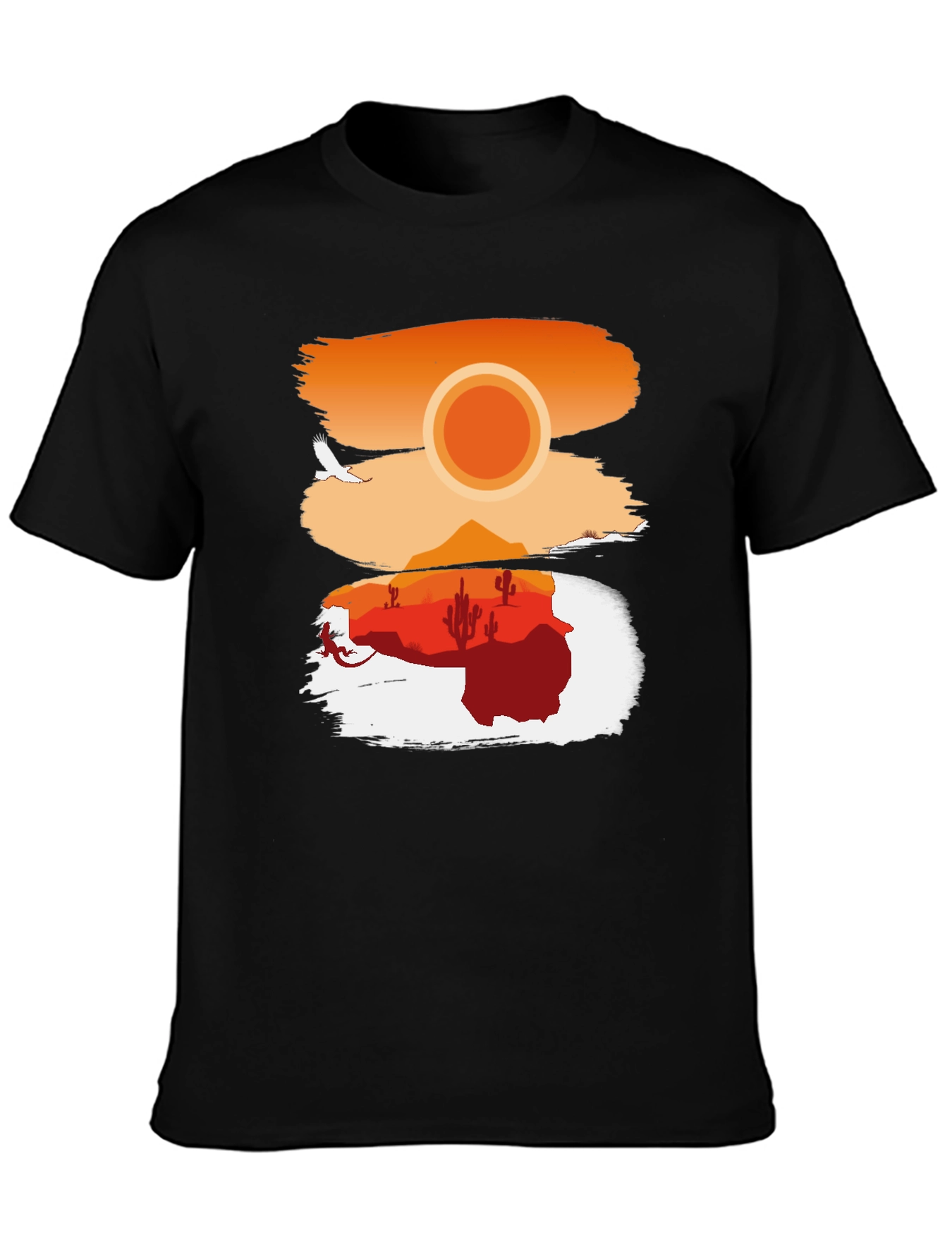 Desert Sunset Graphic T-Shirt