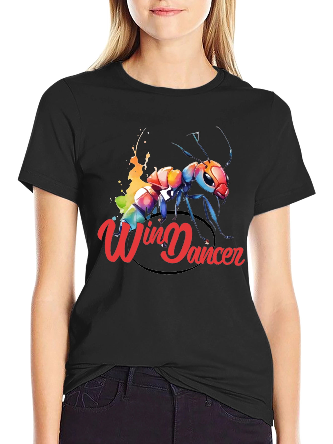 Win Dancer Ant Graphic Tee - Unique Design