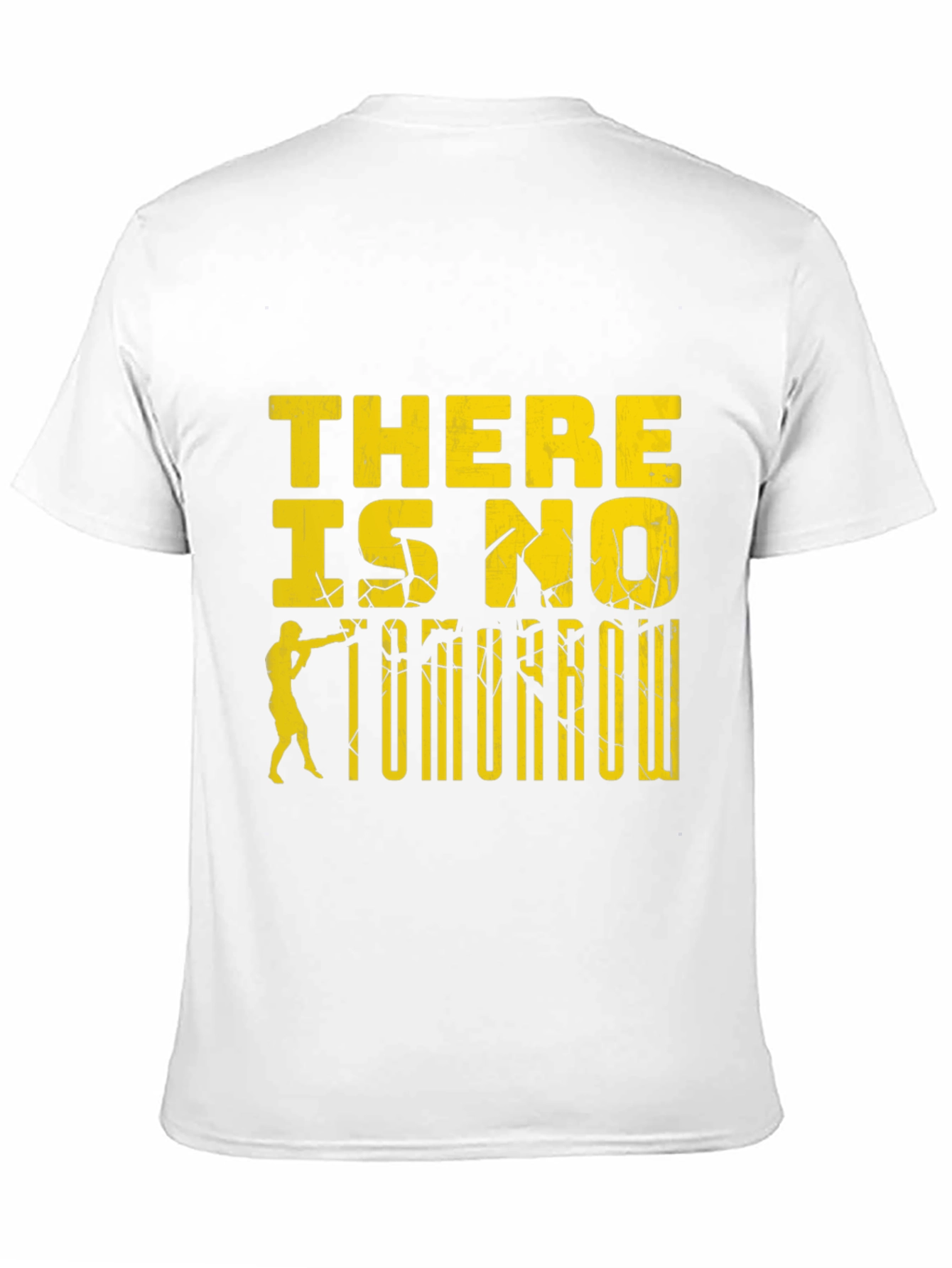 There Is No Tomorrow Graphic Print Black T-Shirt