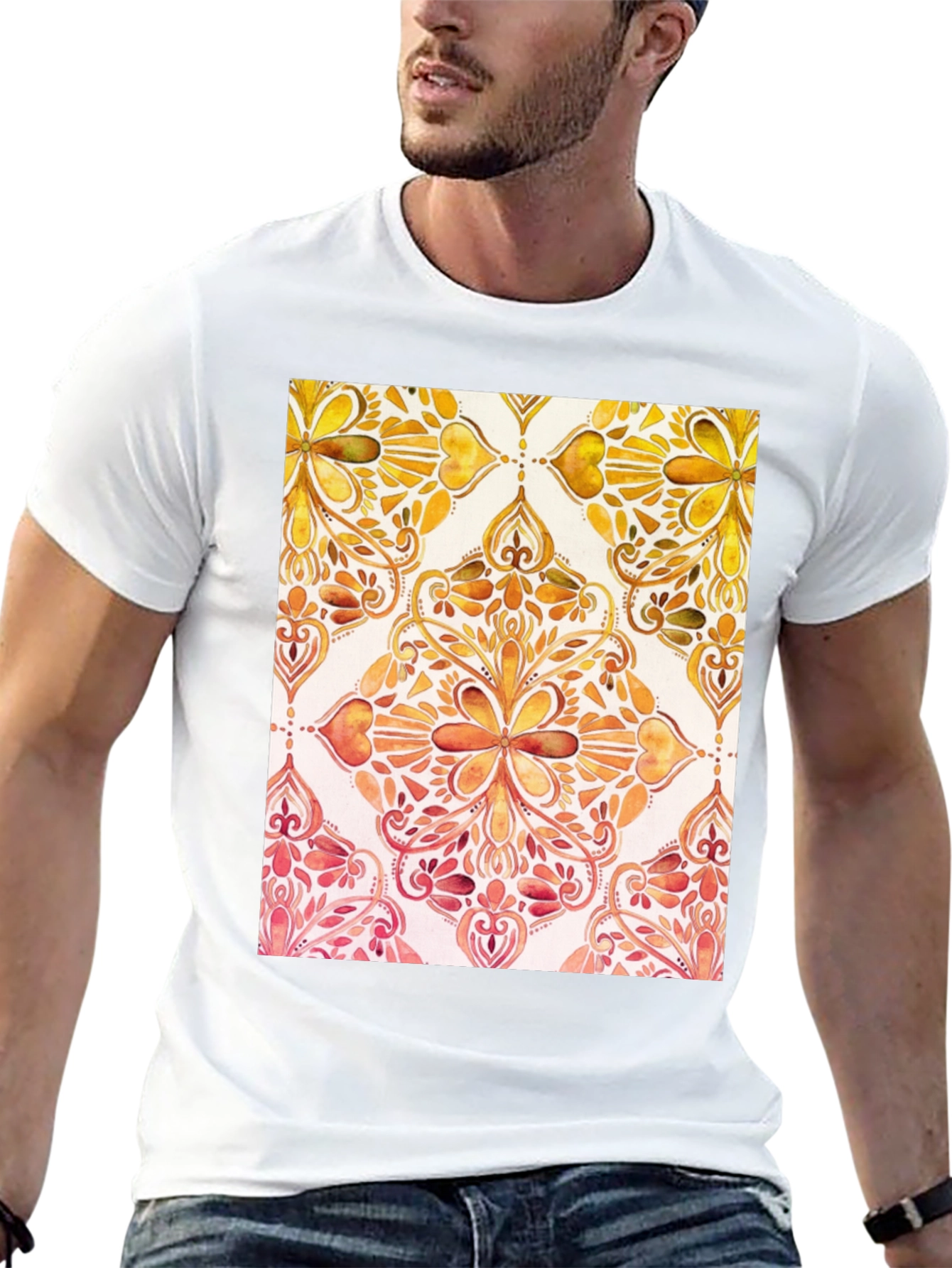 Elegant Watercolor Pattern T-Shirt