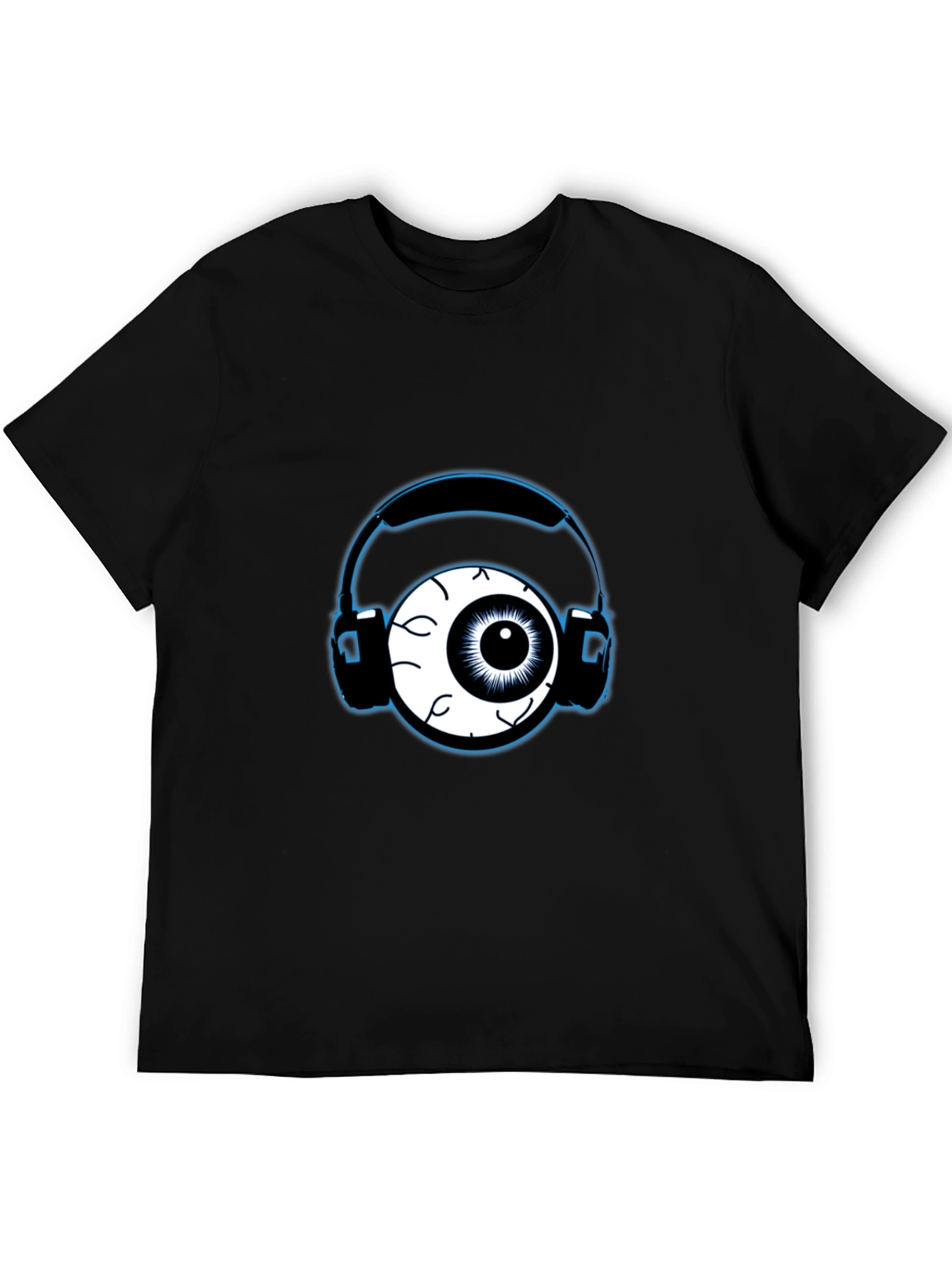 Eye See Music Graphic T-Shirt - Cool Design